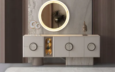 Traverten Yemek Odası Takımı