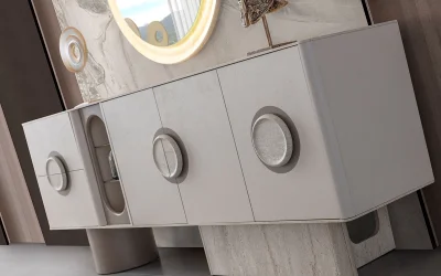 Traverten Yemek Odası Takımı