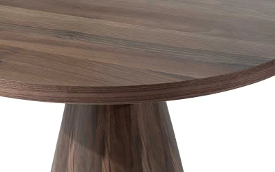 Viola Yuvarlak Ceviz Masa