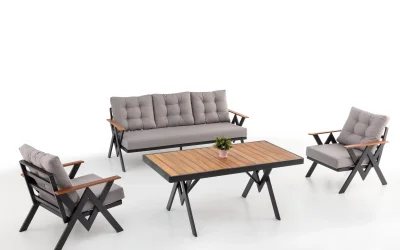 Viyana Alüminyum Oturma Grubu