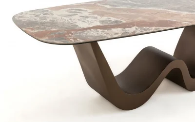 Wave Seramik Masa - 270 cm