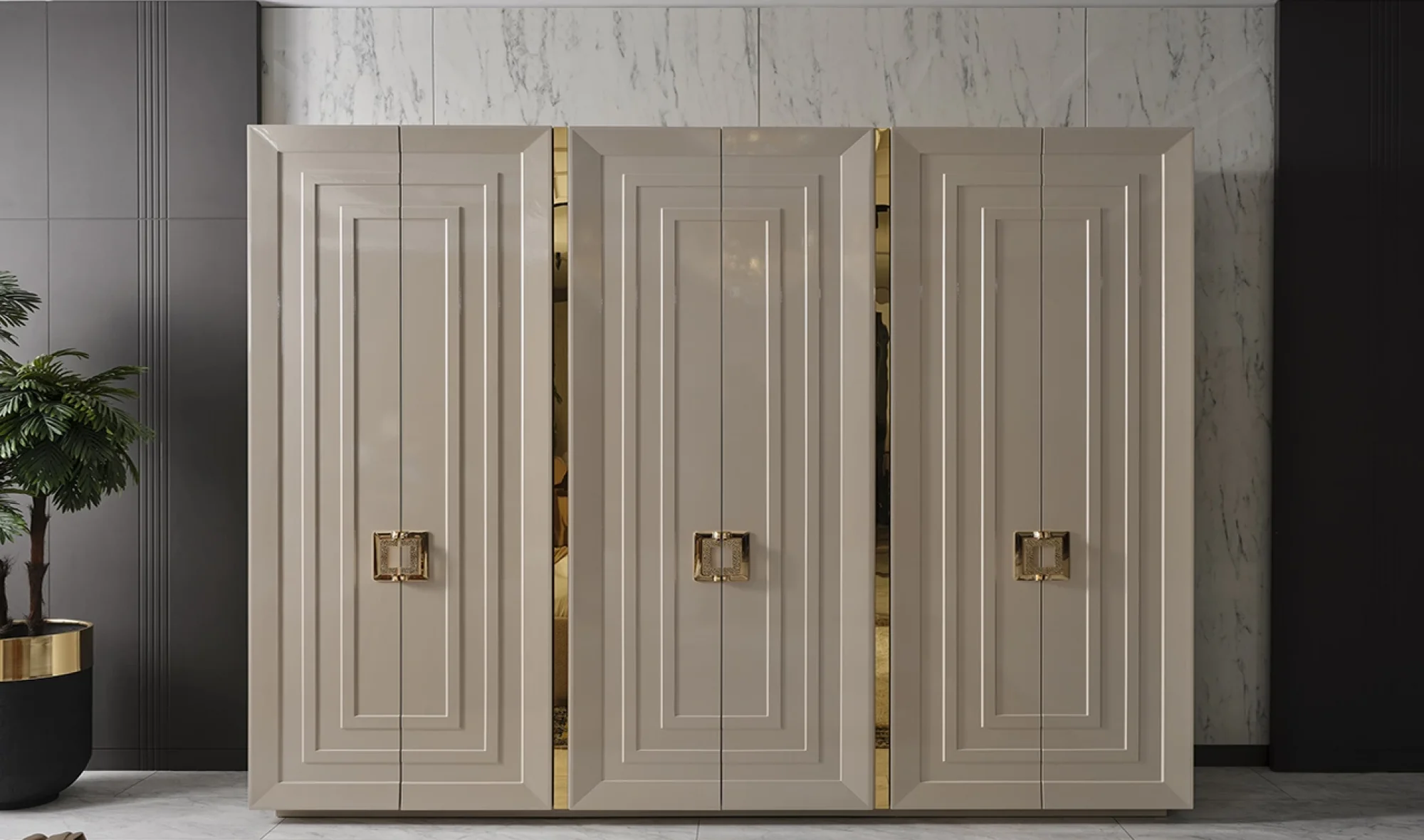 Petra 6 Kapılı Dolap