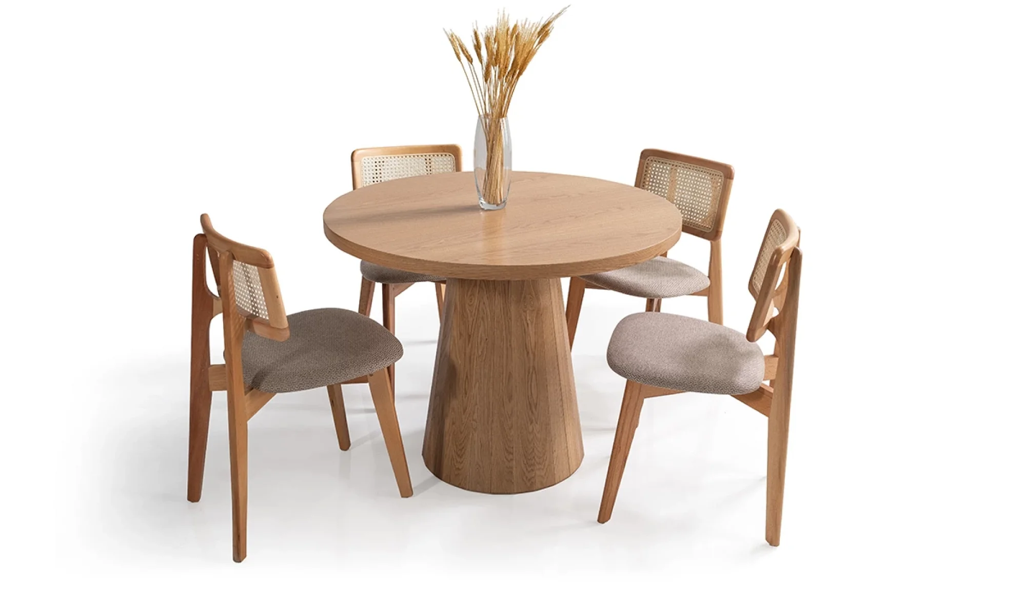 Güneş Meşe Masa Takımı