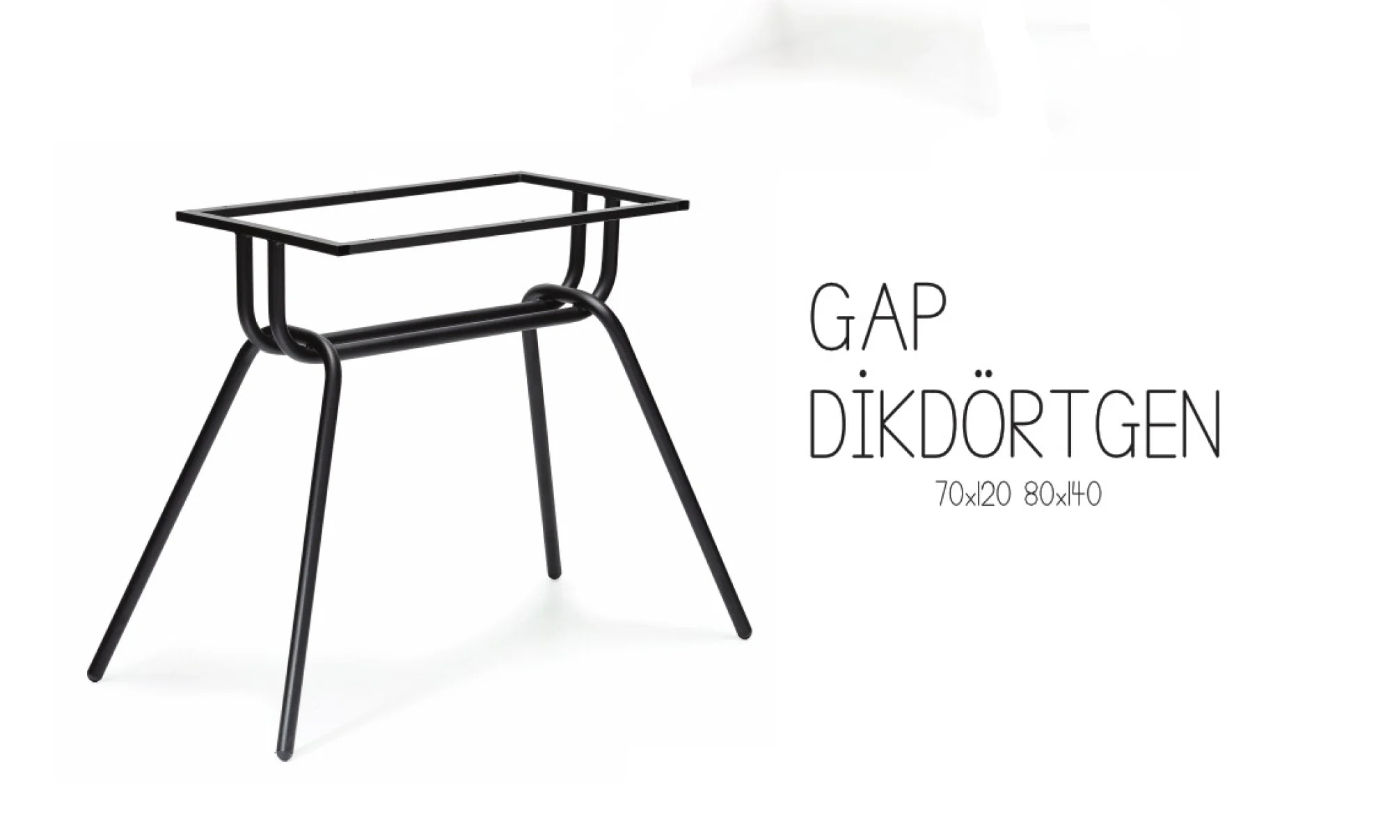Gap Dikdörtgen Masa Ayak