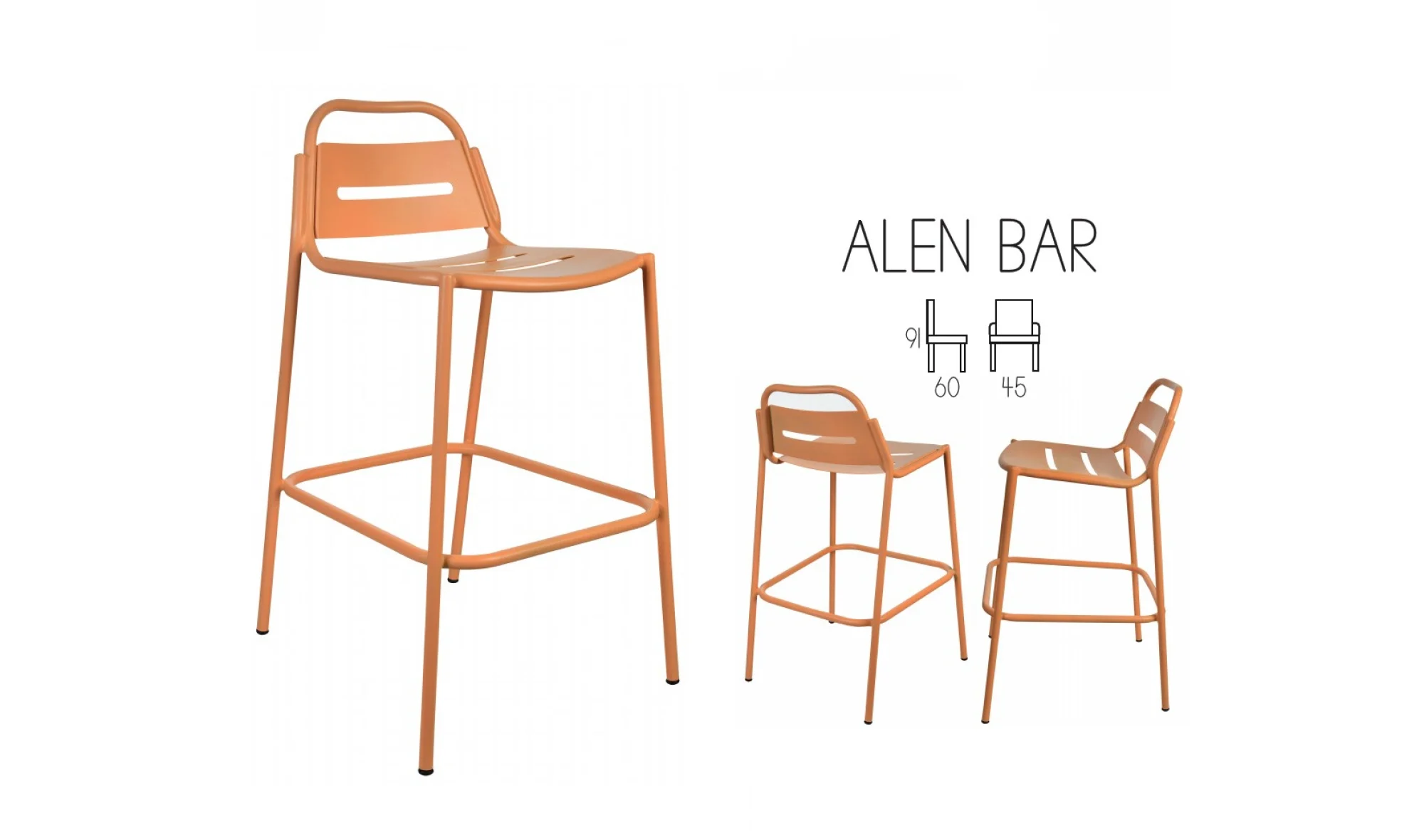 Alen Bar Sandalye