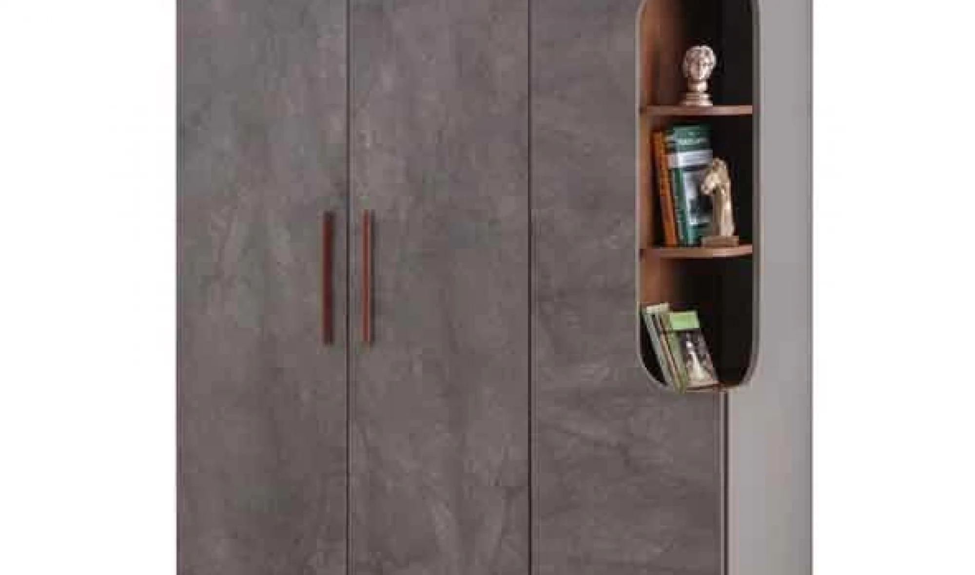 Ares 3 Kapılı Dolap (Seçenek 201-Sağ)