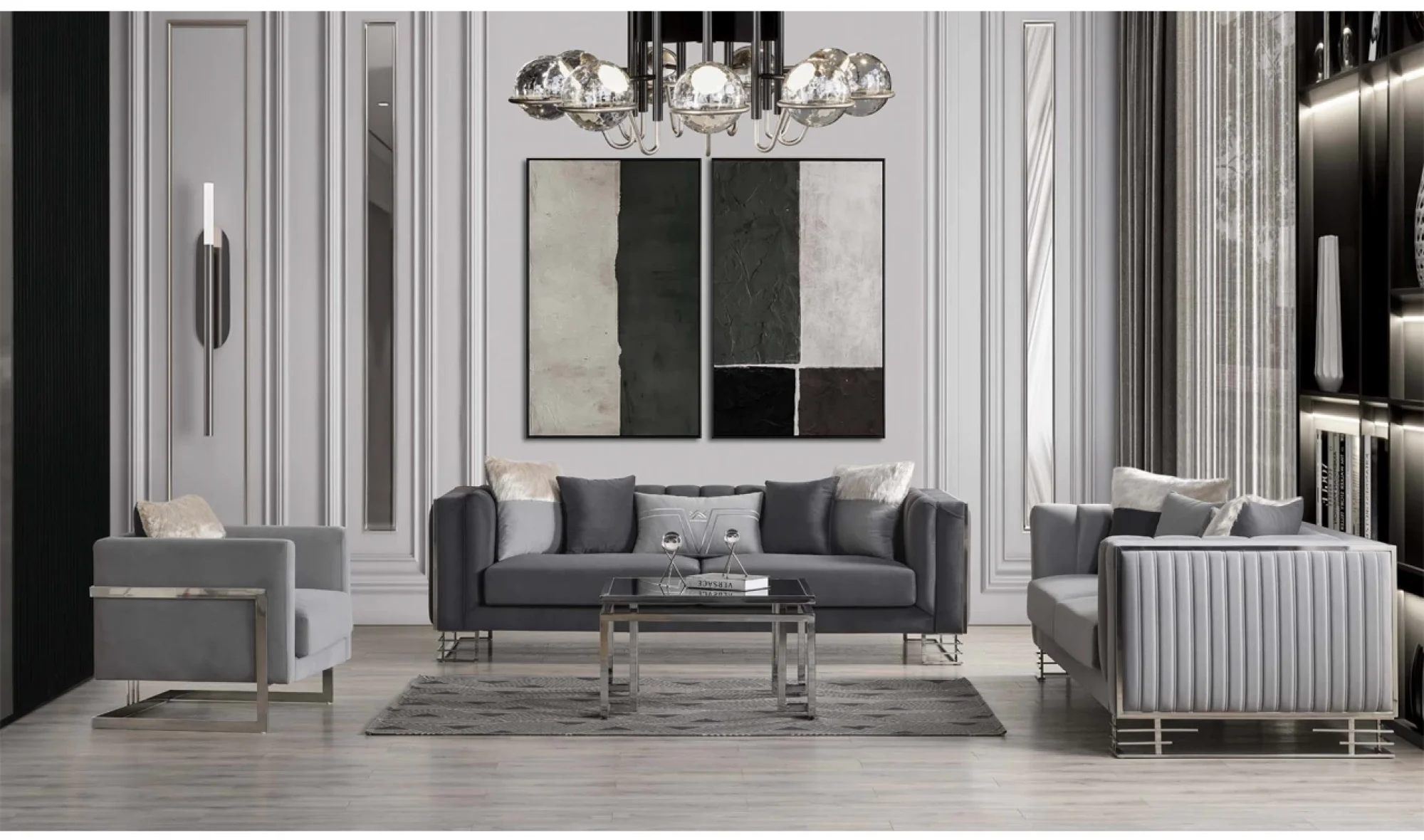 Arven Çizgili Koltuk Takımı