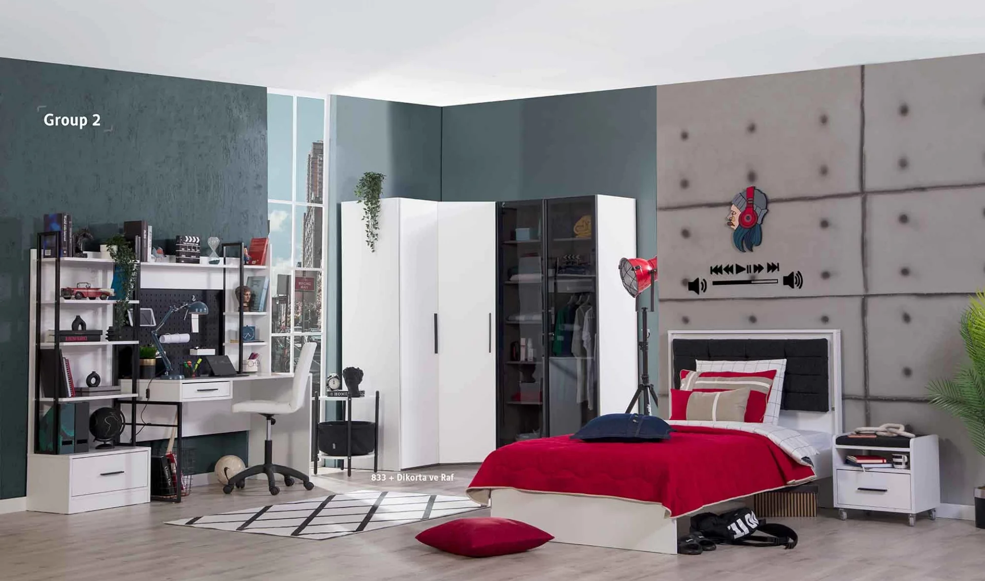 Atlas White Genç Odası Takımı