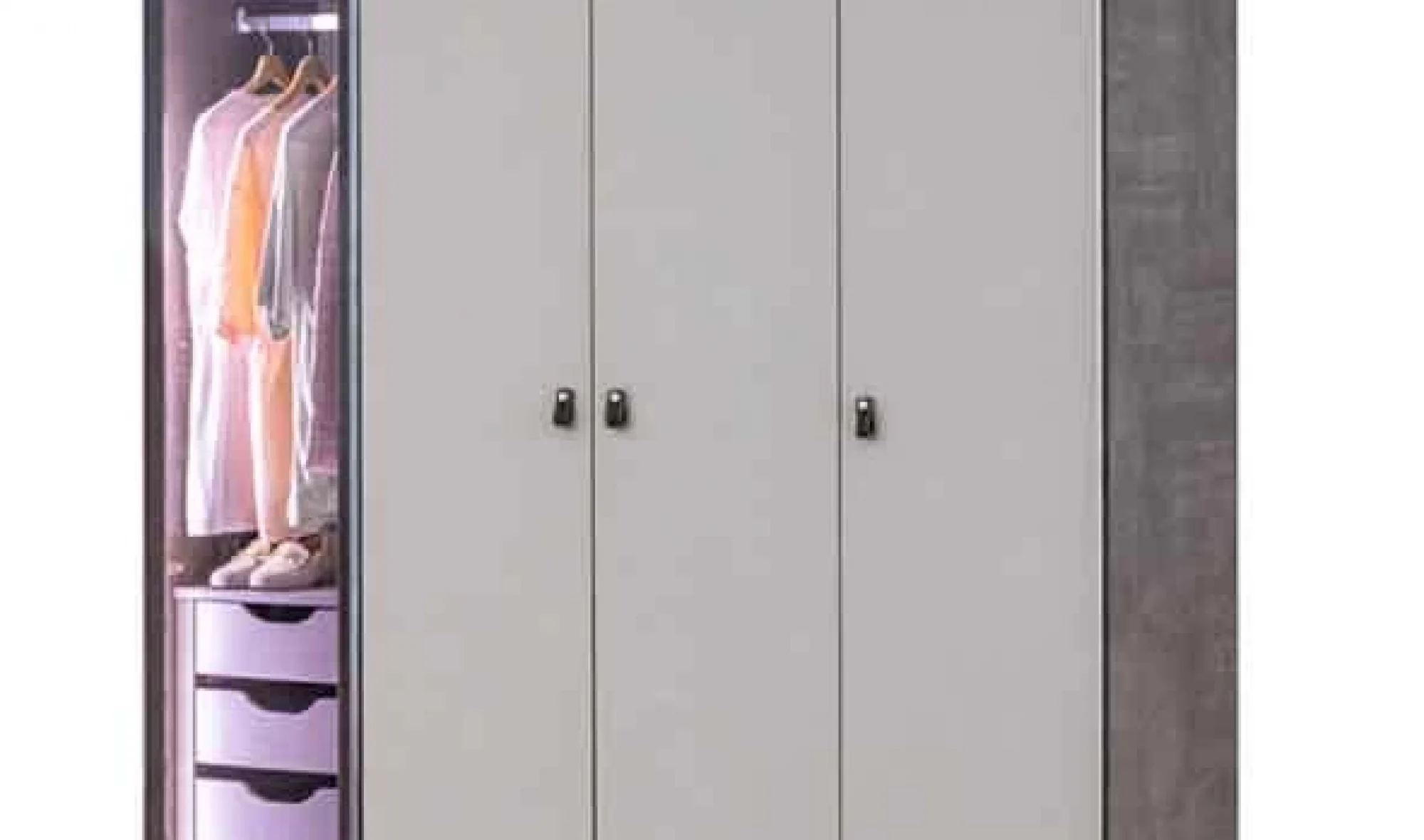 Aura 4 Kapılı Dolap (Seçenek 452+1K)