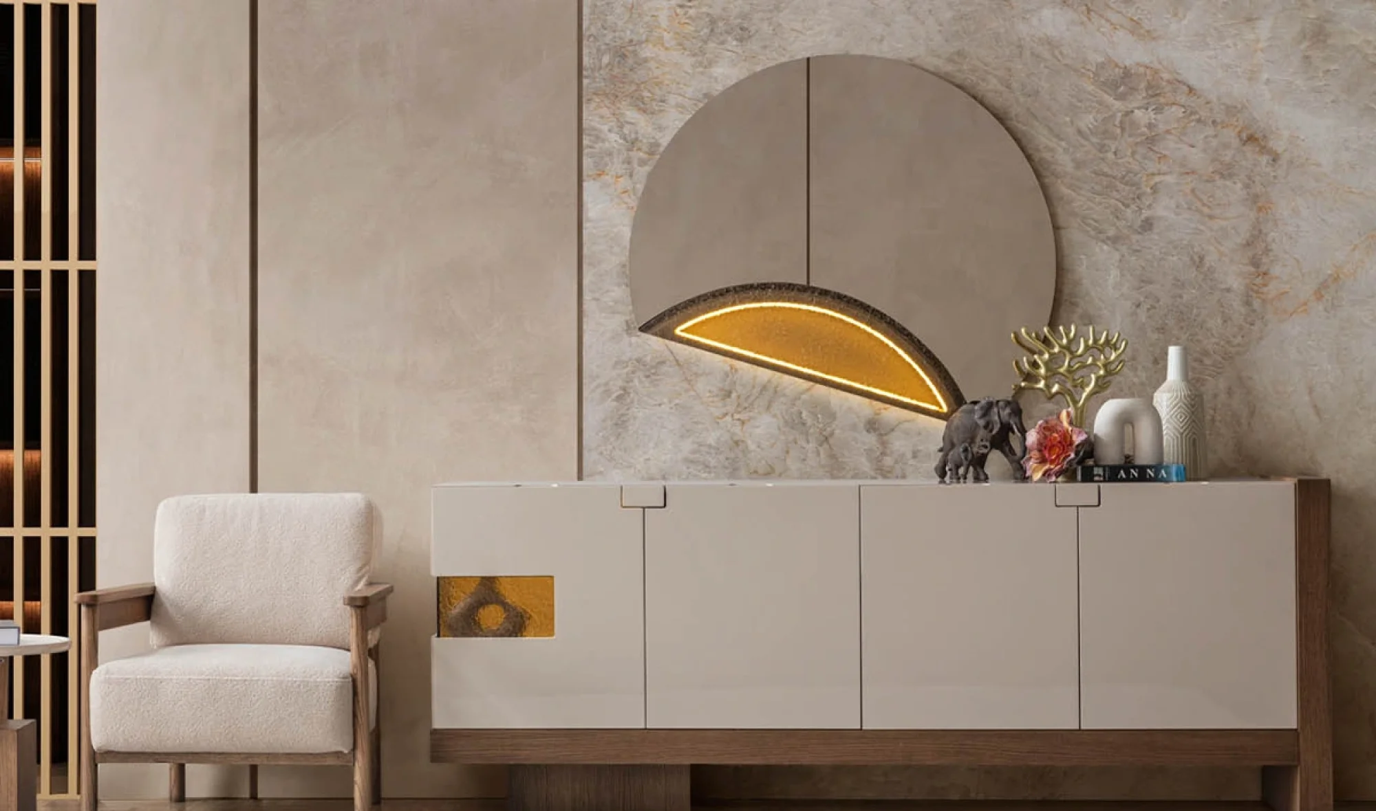 Belmora Konsol ve Ayna