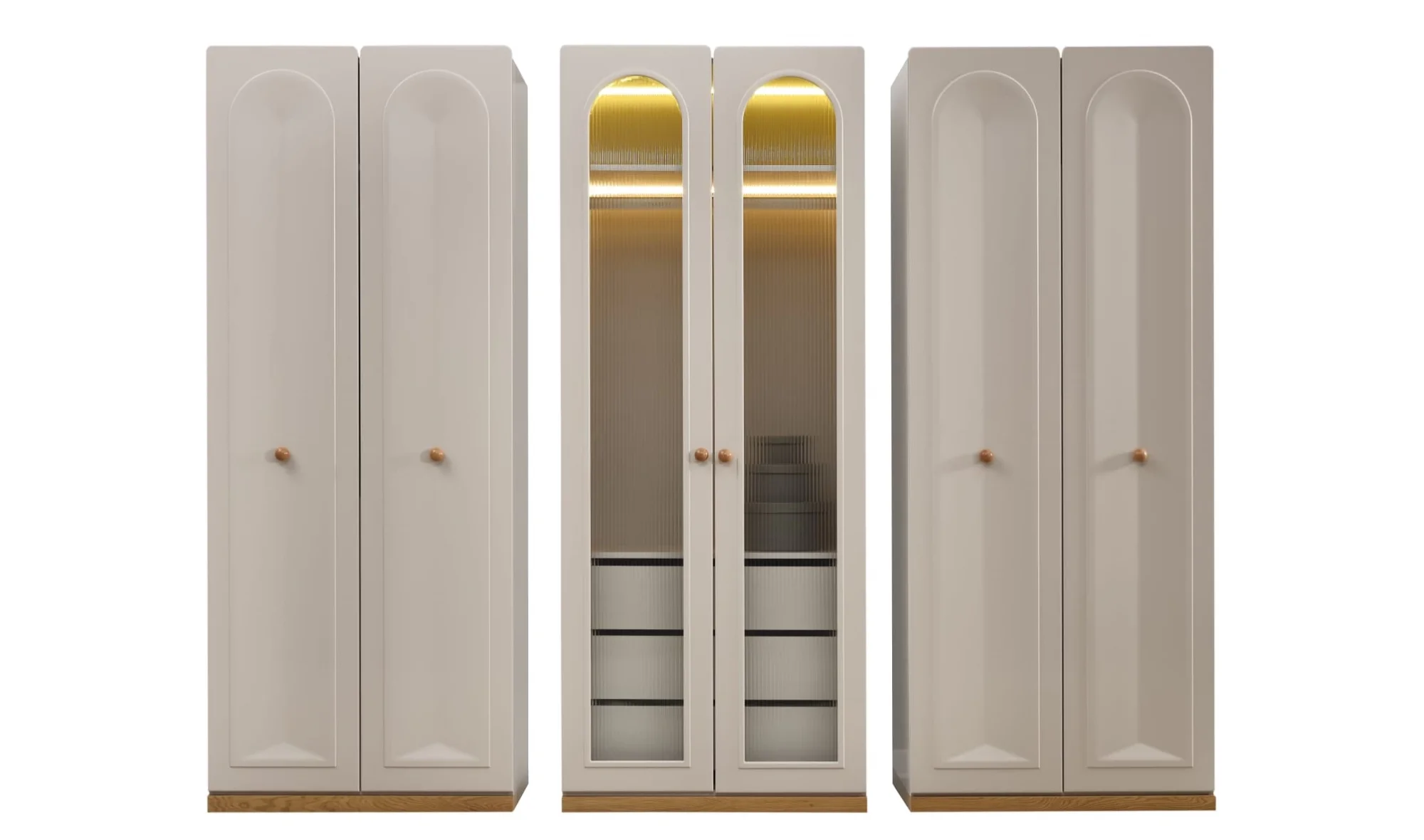 Bohem Dolap 2 Kapılı Askılı