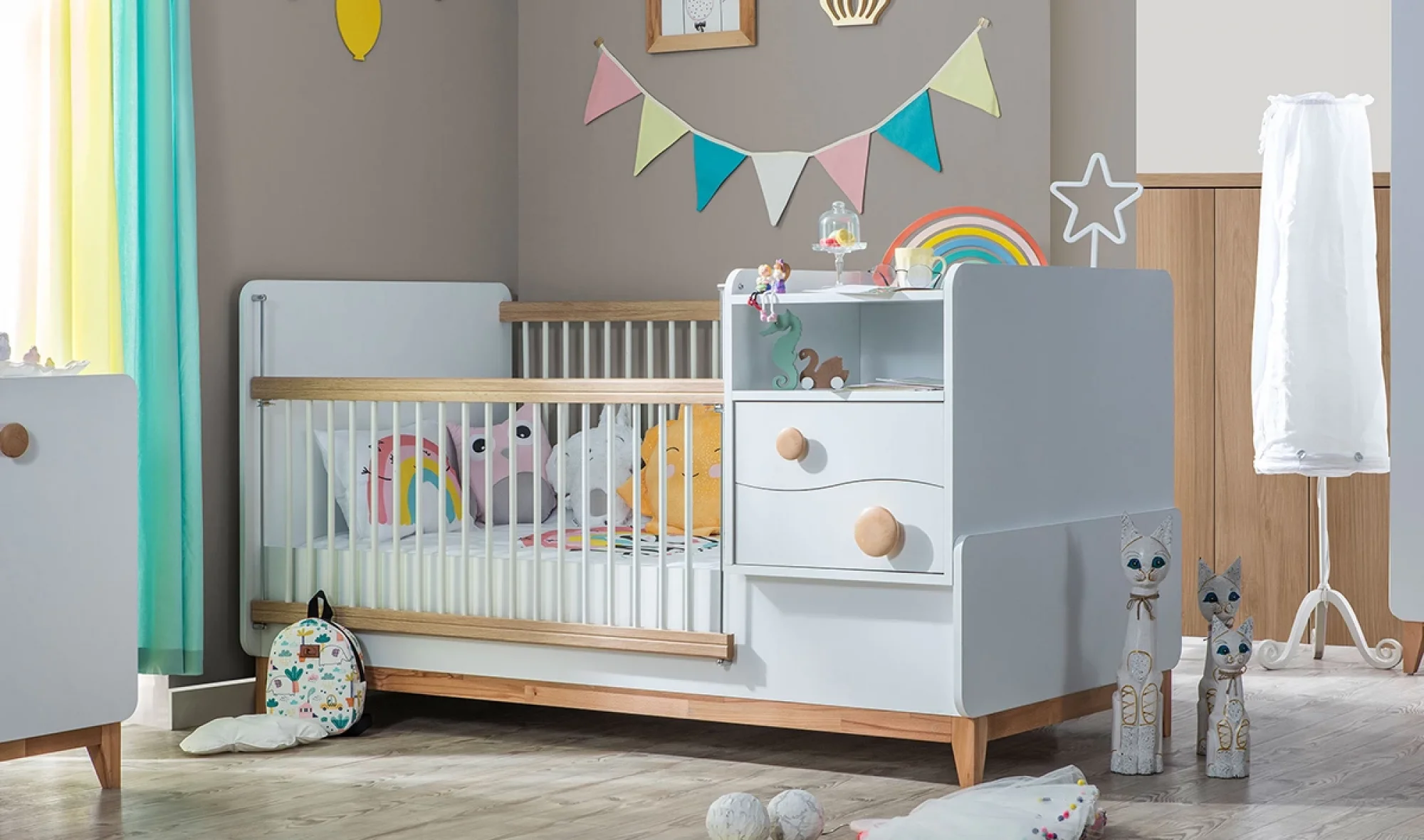 Bonita Büyüyen Bebe Karyolası 80 x 180