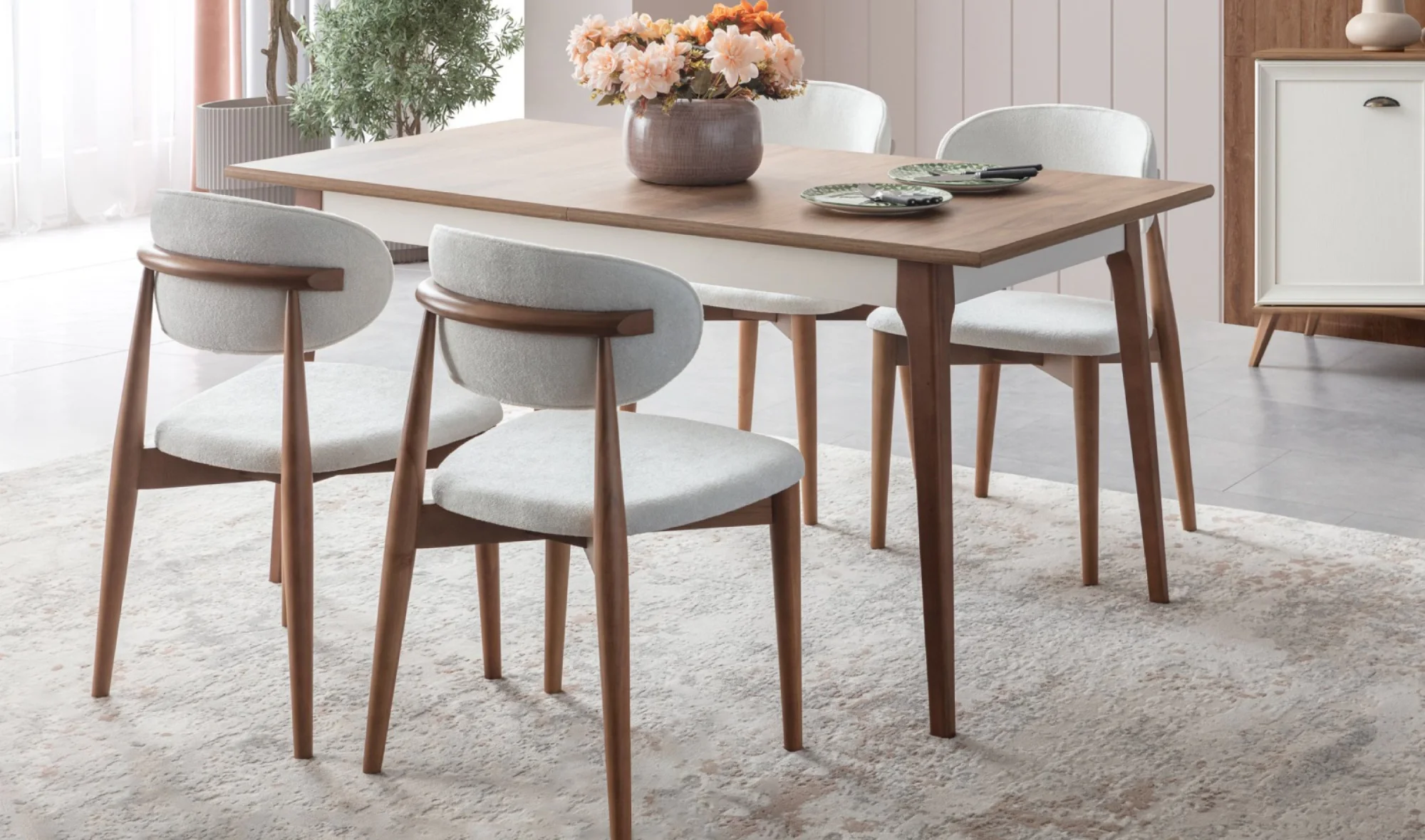 Delhi Yemek Masası (Açılabilir)