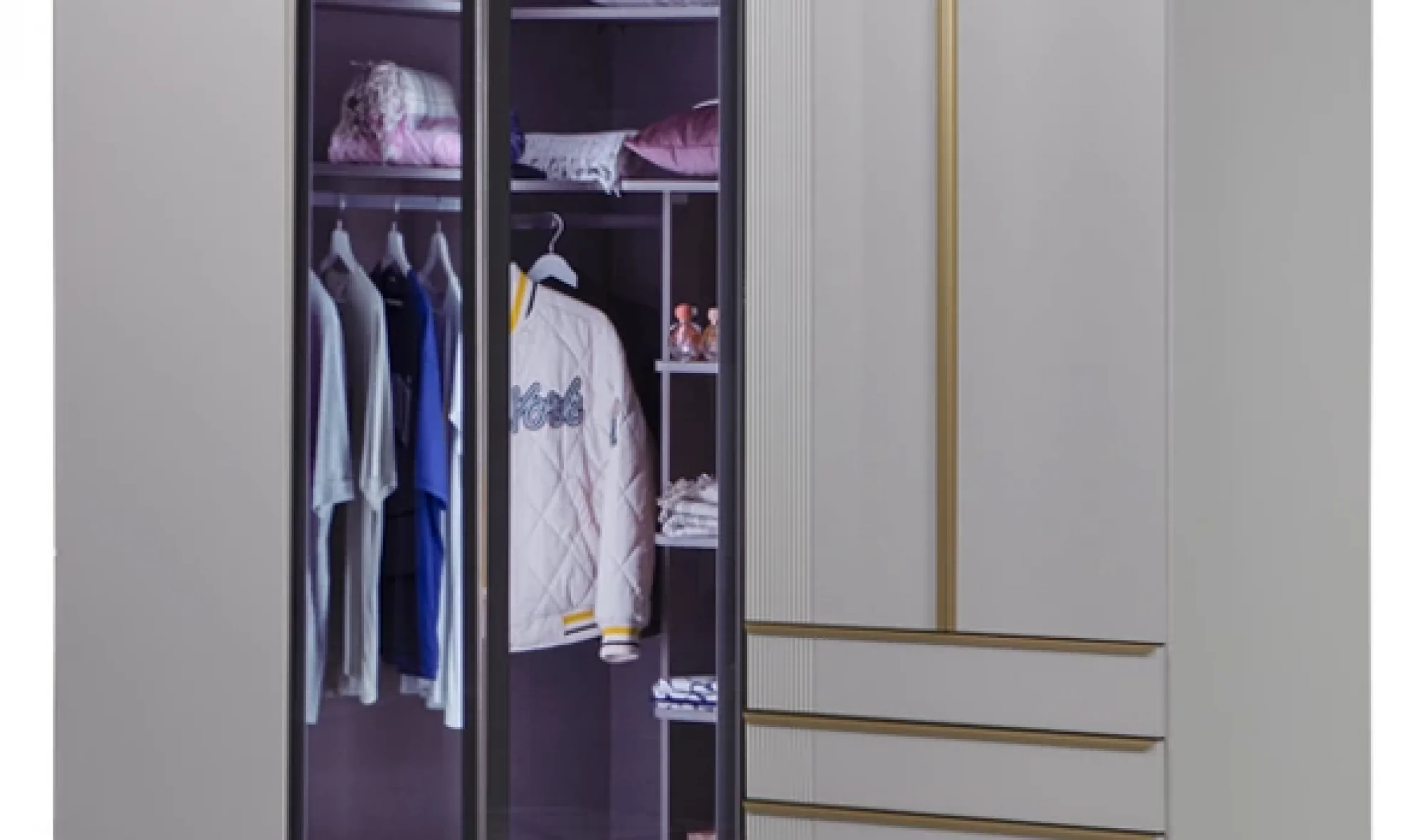 Elegant Köşe Dolap (Seçenek 839)