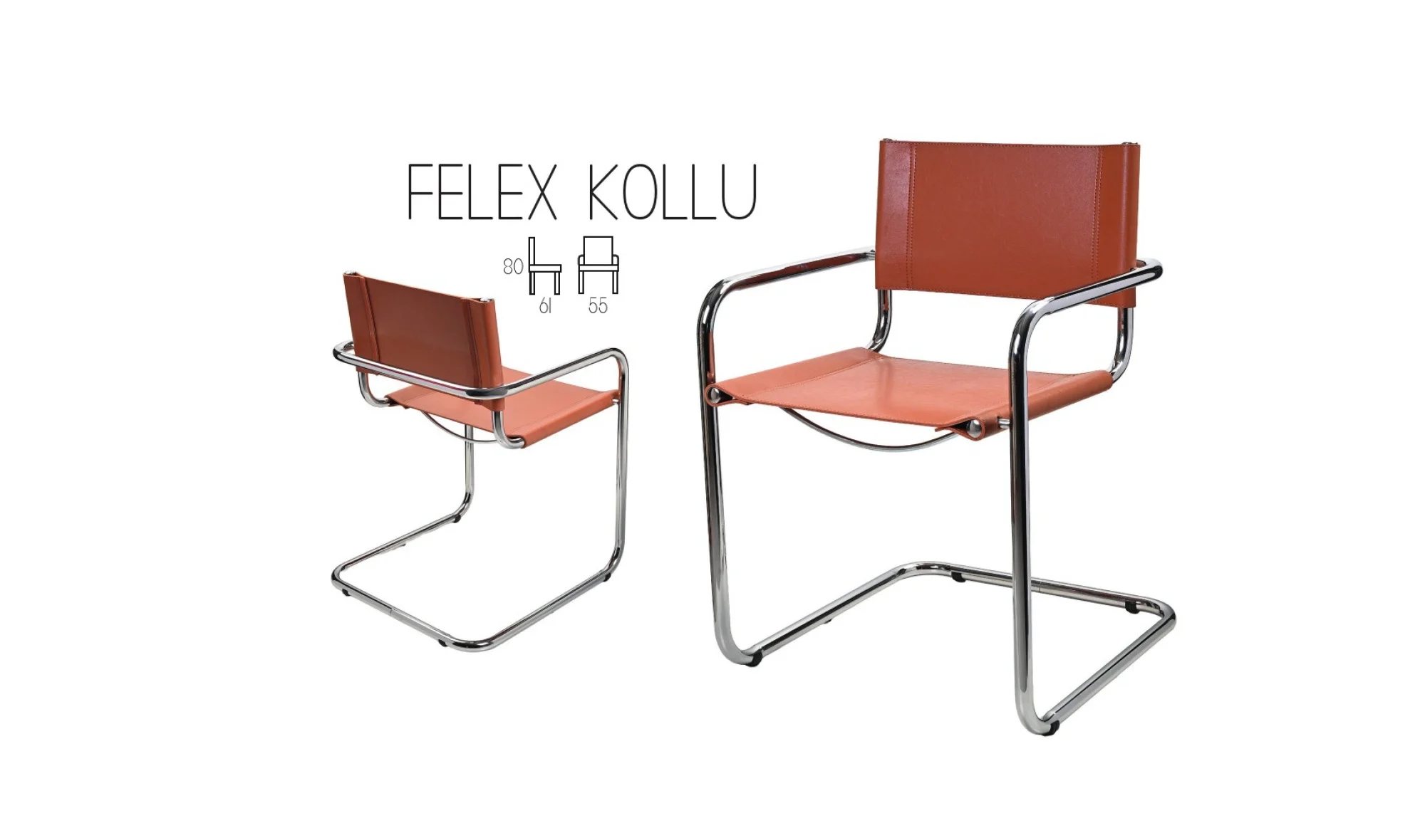 Felex Kollu Sandalye