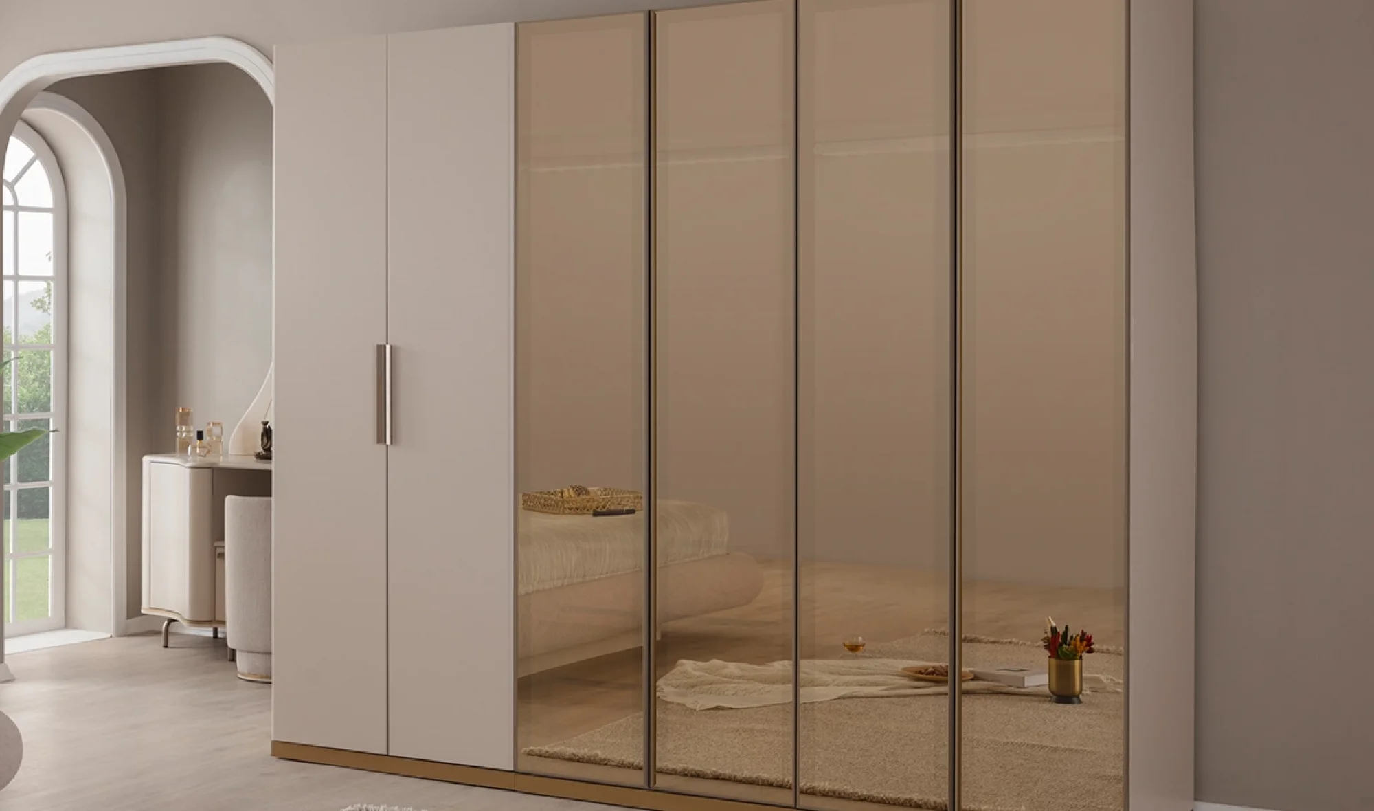 Floransa 6 Kapılı Dolap