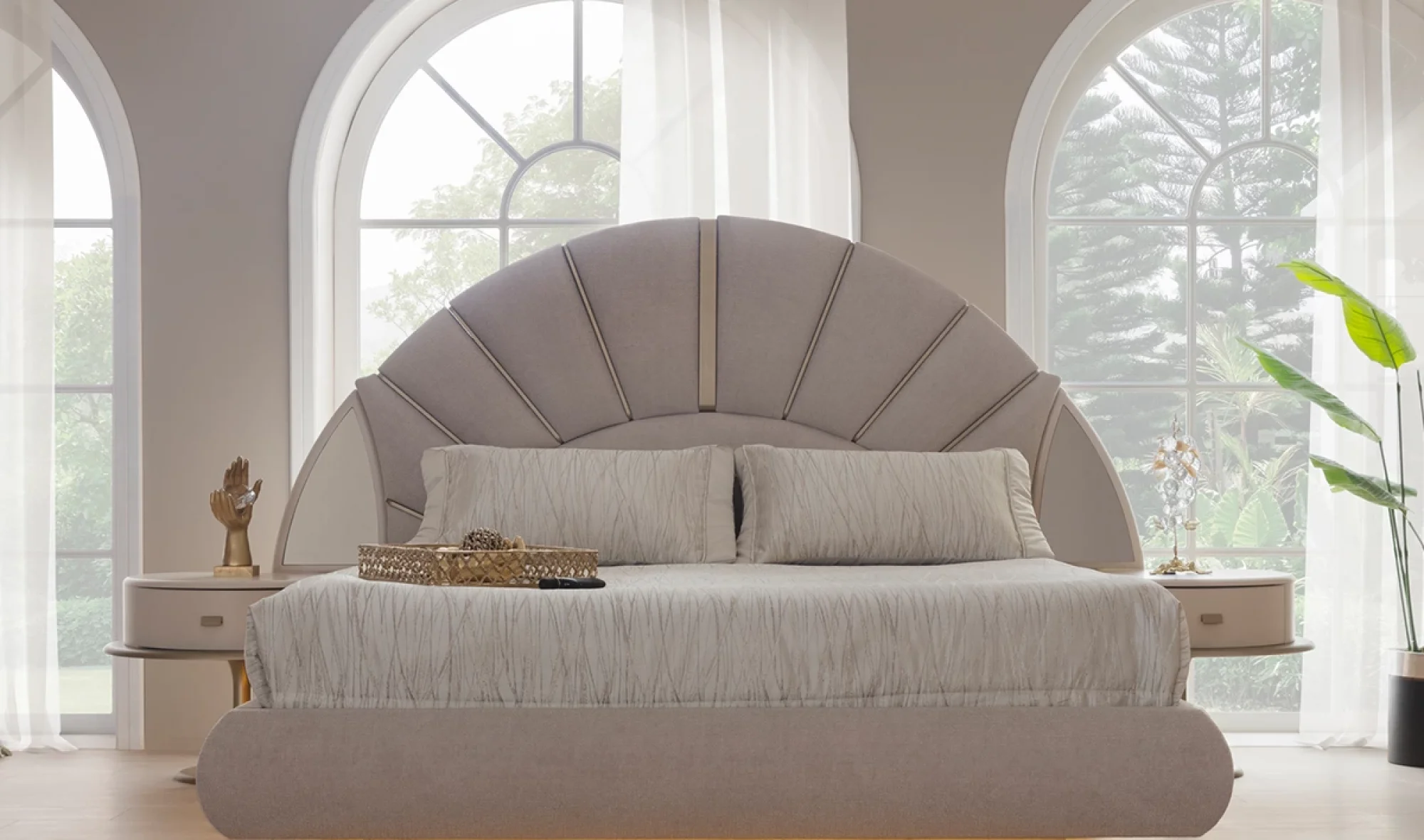 Floransa Karyola 160x200 (Bazalı)