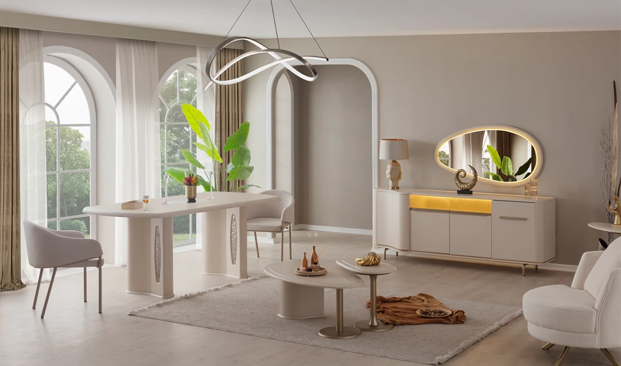 Floransa Yemek Odası Takımı