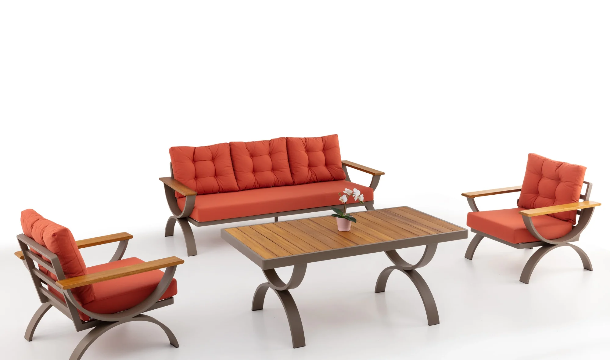 Kapadokya Alüminyum Oturma Grubu