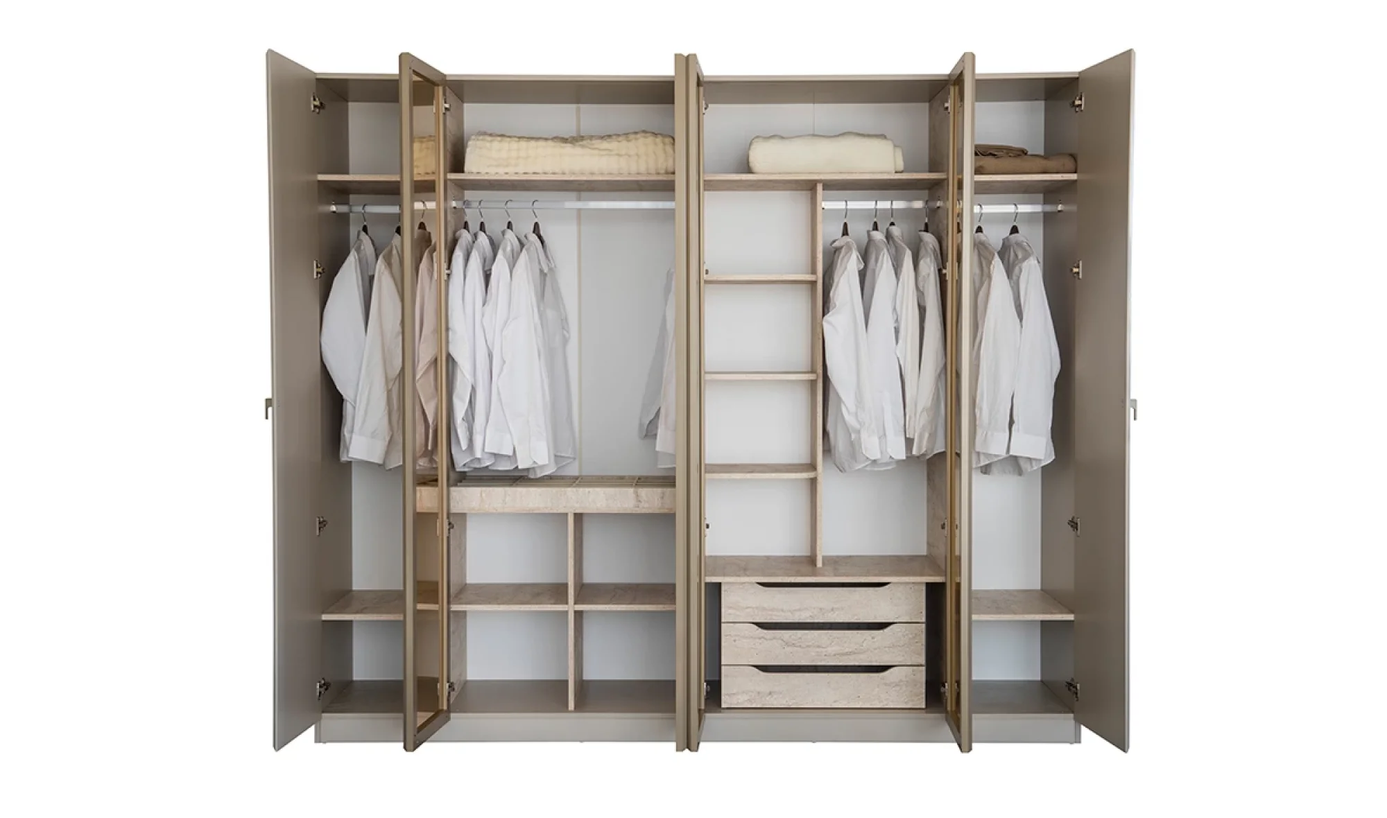 Lavanta Dolap 6 Kapılı