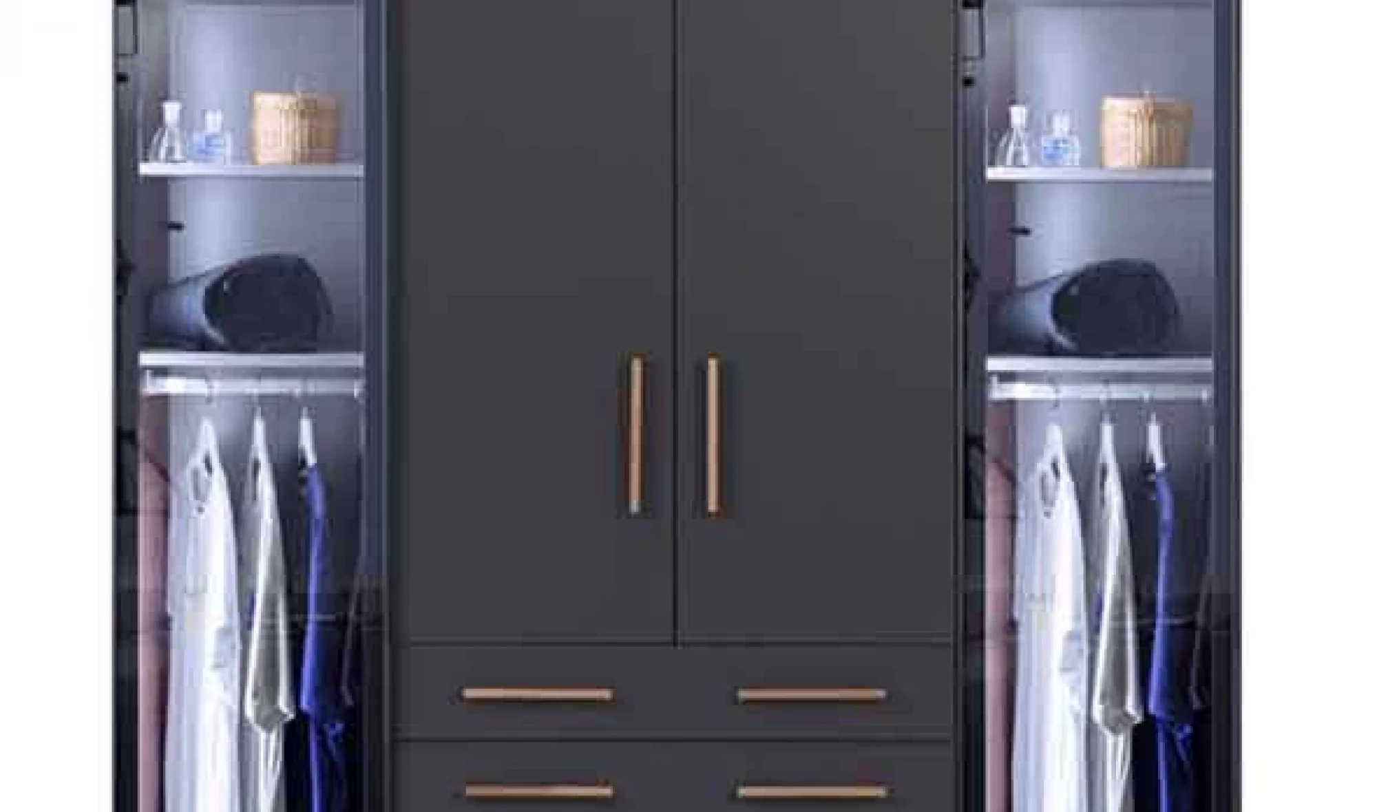 Loft 4 Kapılı Dolap (Seçenek 441)