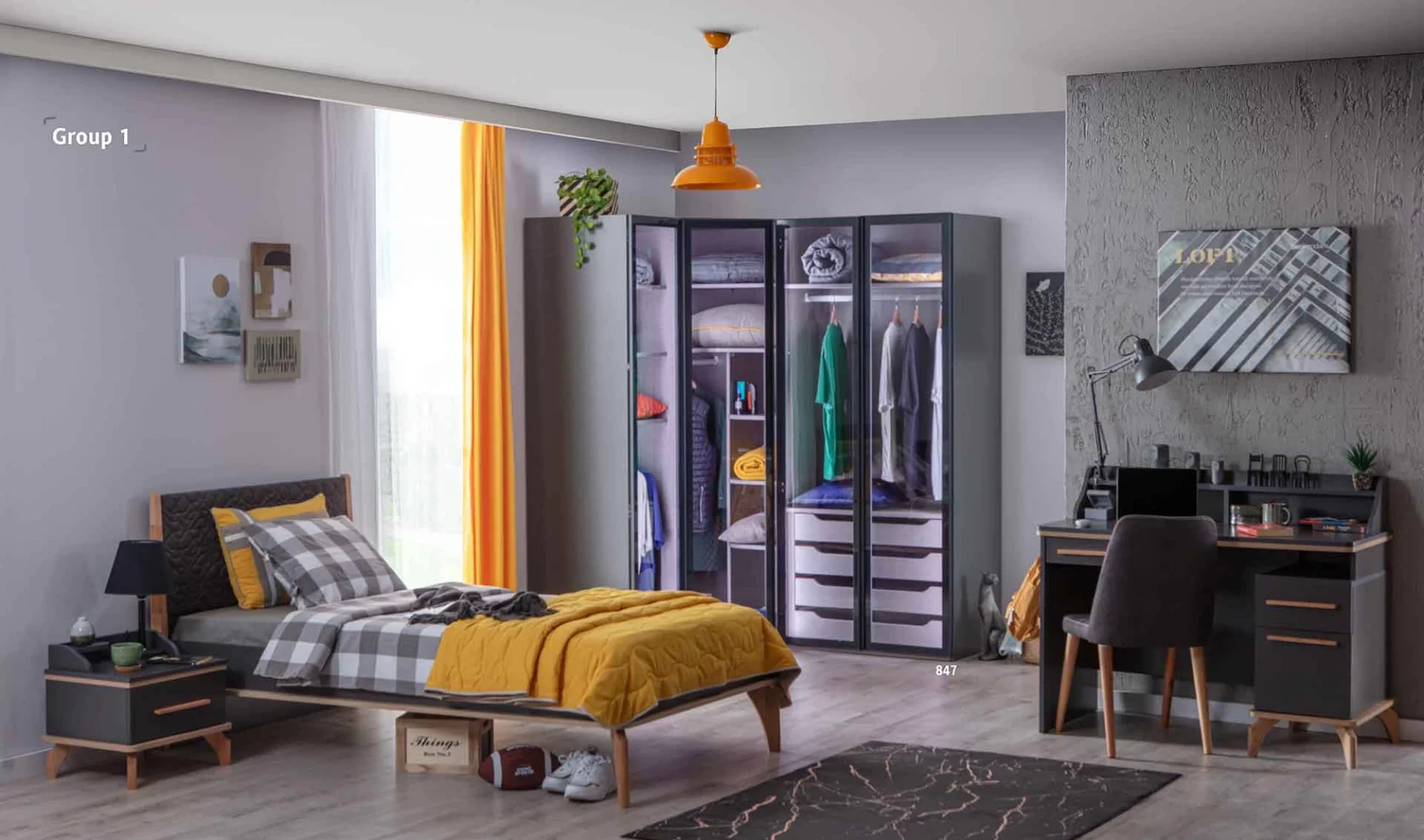 Loft Genç Odası Takımı