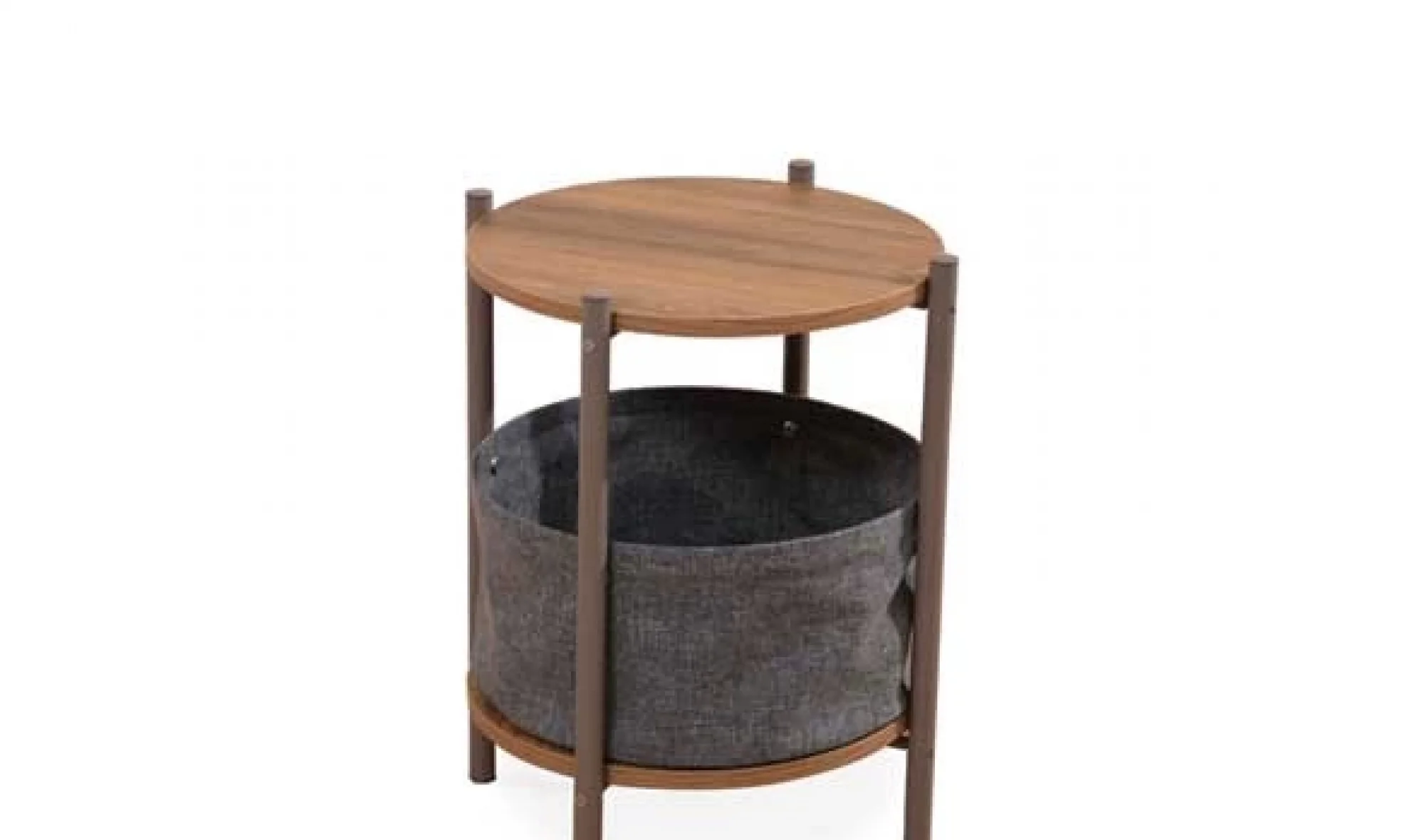 Loft Yuvarlak Yan Sehpa