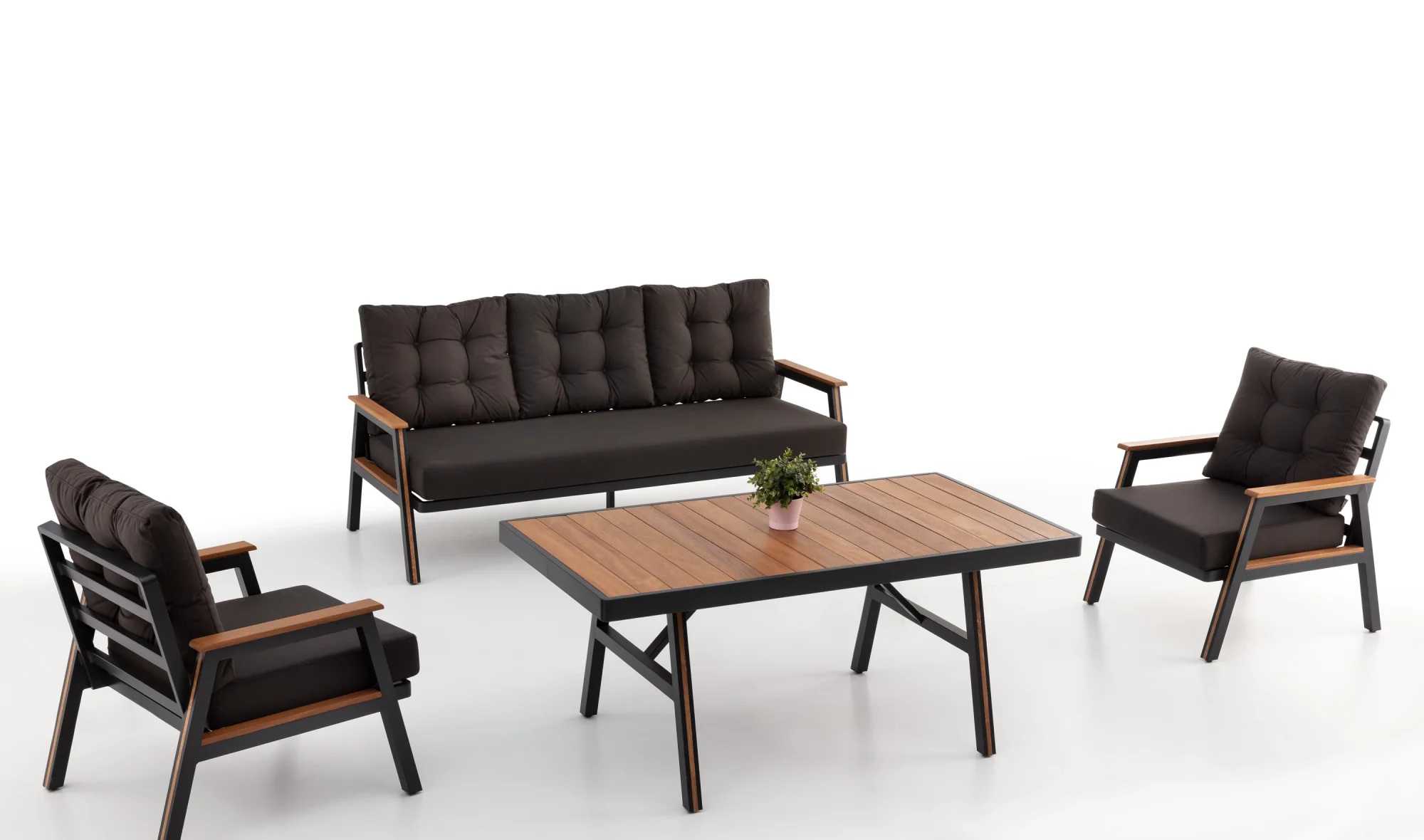 Paris Alüminyum Oturma Grubu