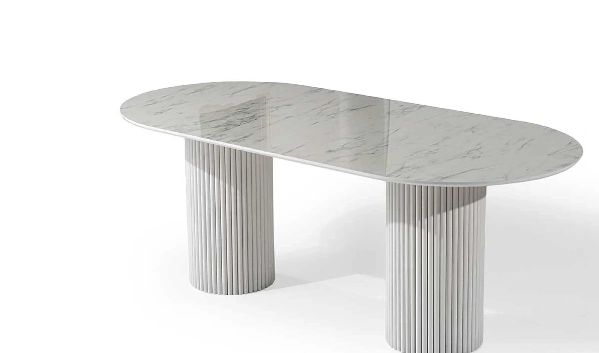 Marmo Mermer Baskılı Masa