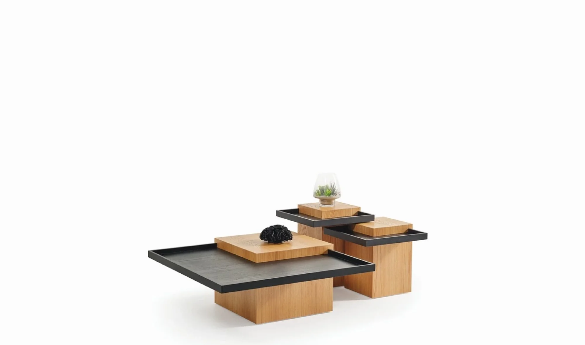 MC-113 Orta Sehpa (Oak Black Set)