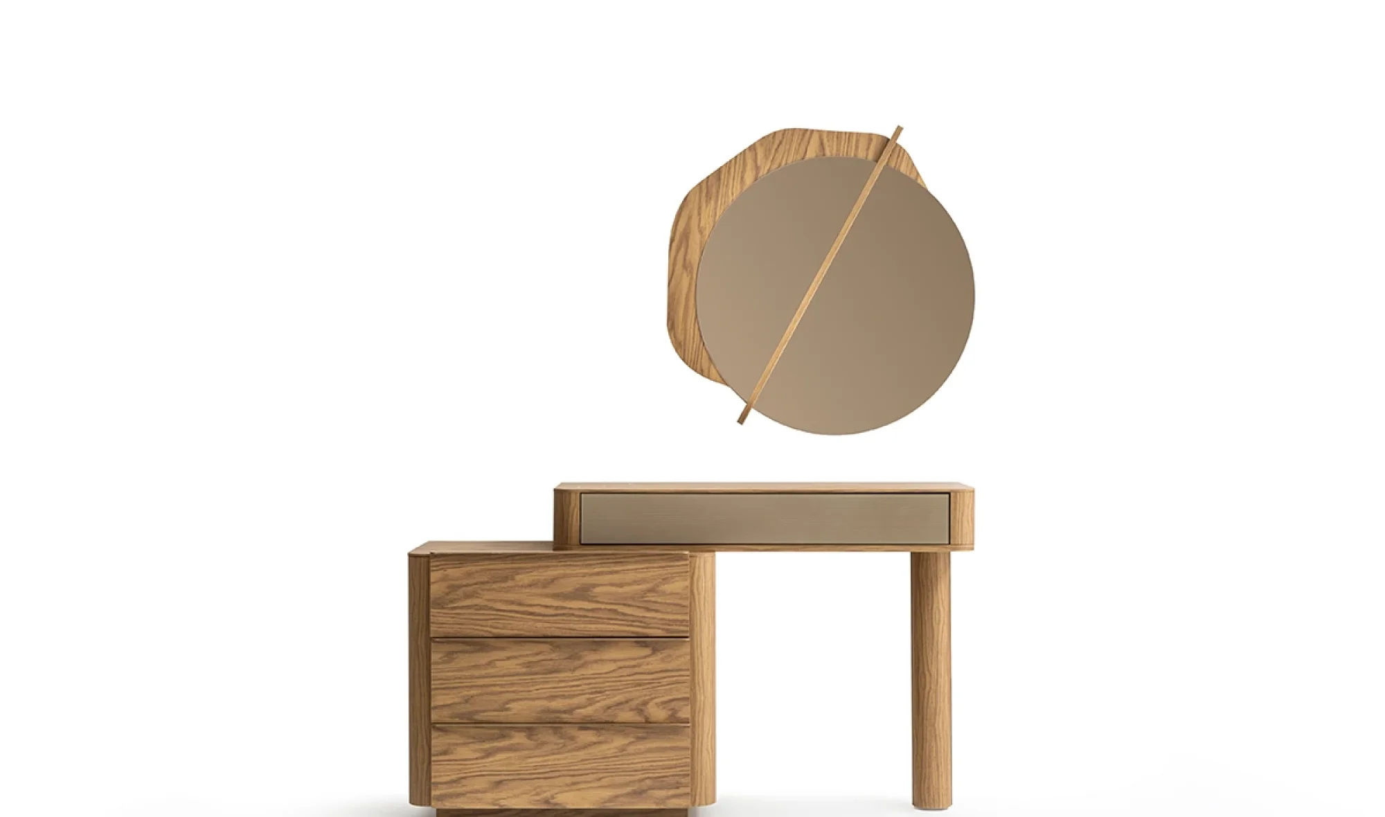 Mocha Şifonyer ve Ayna