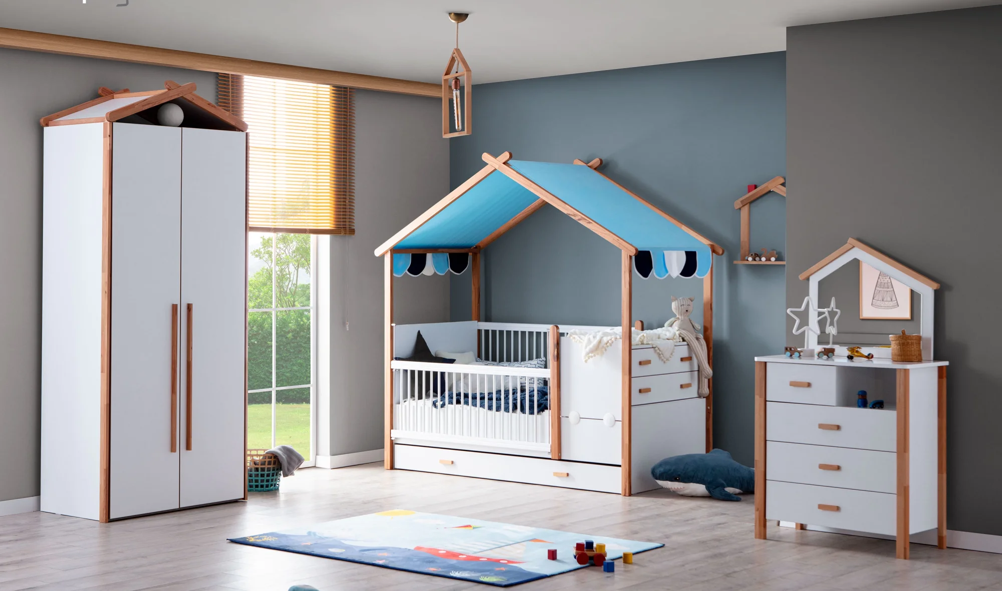 My House Mavi Bebek Odası Takımı