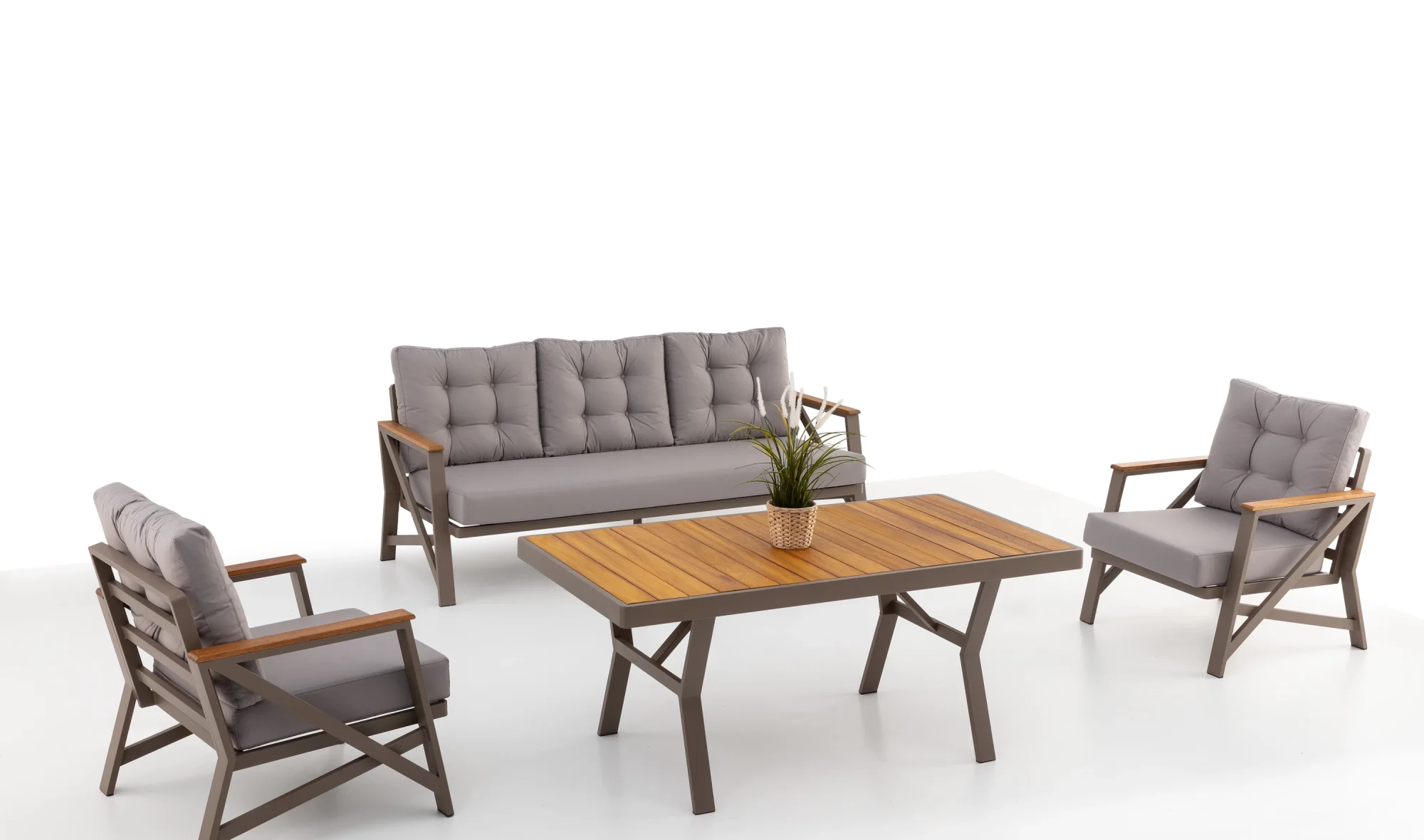 Paris Alüminyum Oturma Grubu