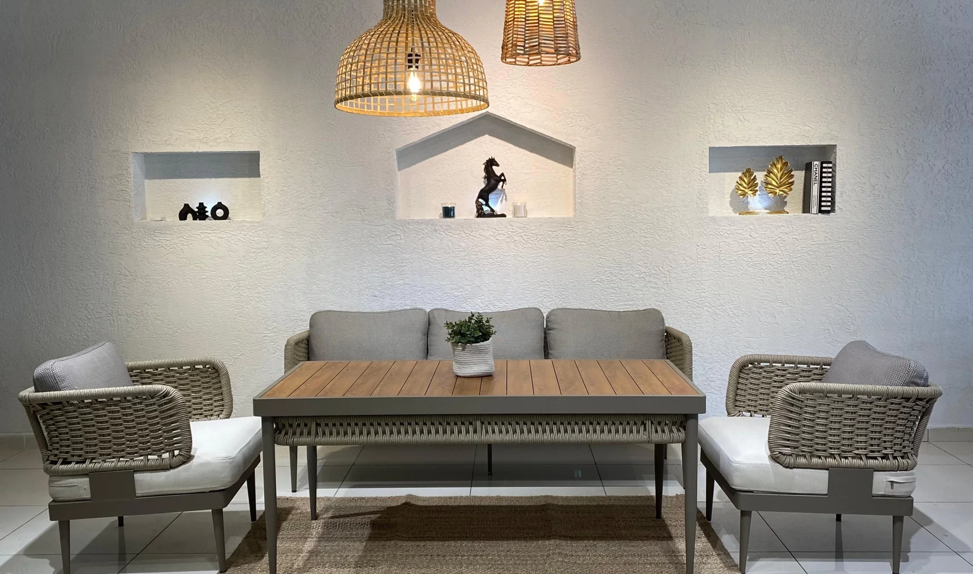 Pekin Alüminyum Oturma Grubu