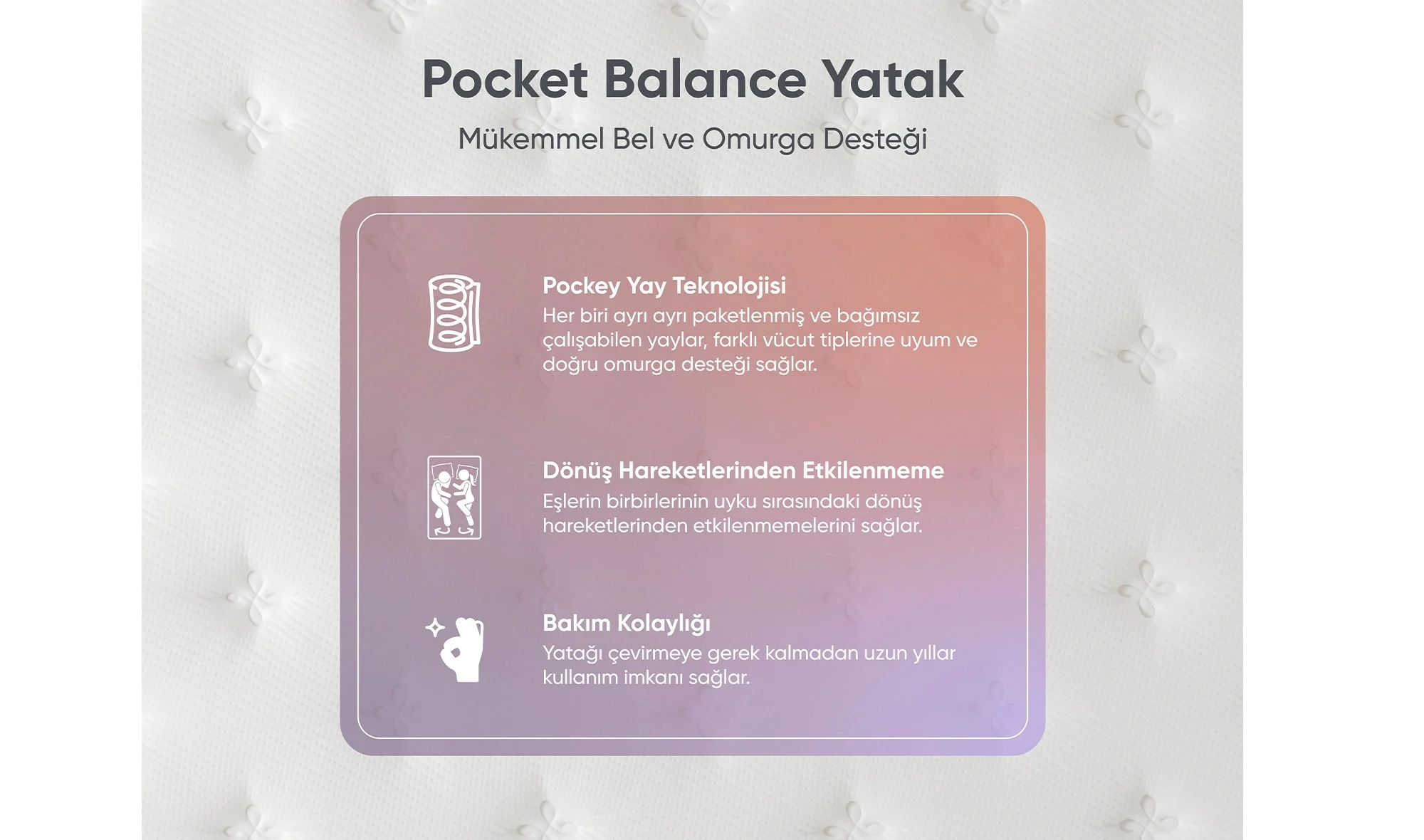 Pocket Balance Yatak 90x190