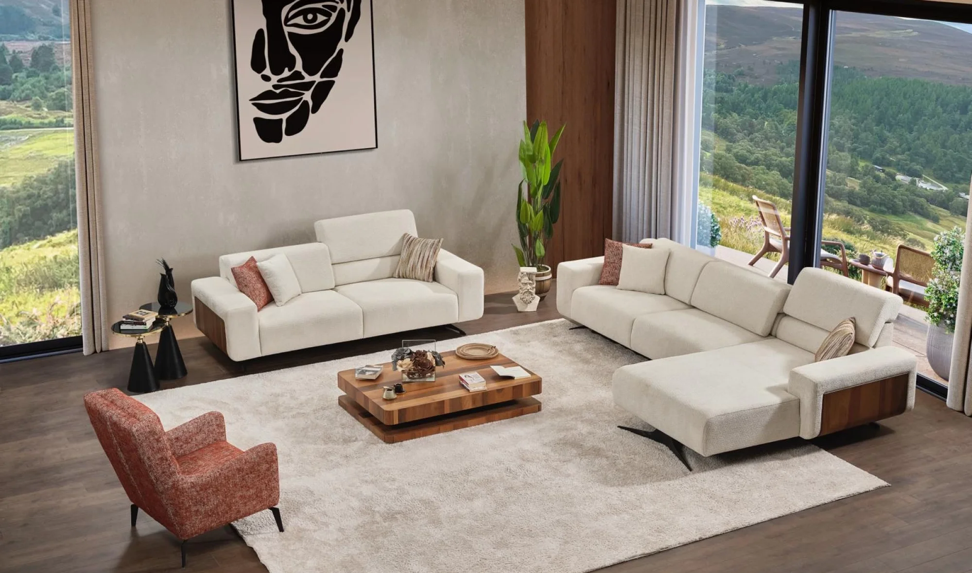 Vellure Koltuk Takımı