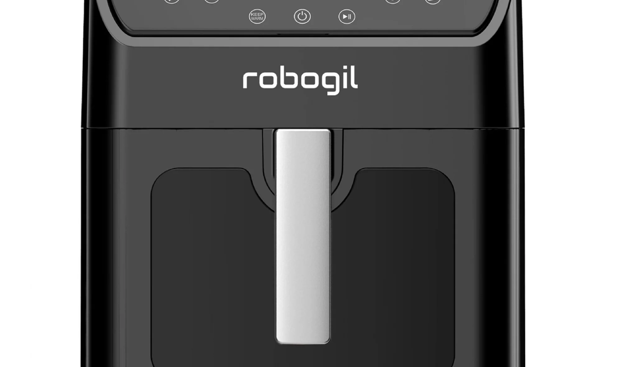 Robogil AF-19D Airfryer XXL 6,5Lt Cam Kapaklı Halojen Lambalı Sıcak Hava Fritözü