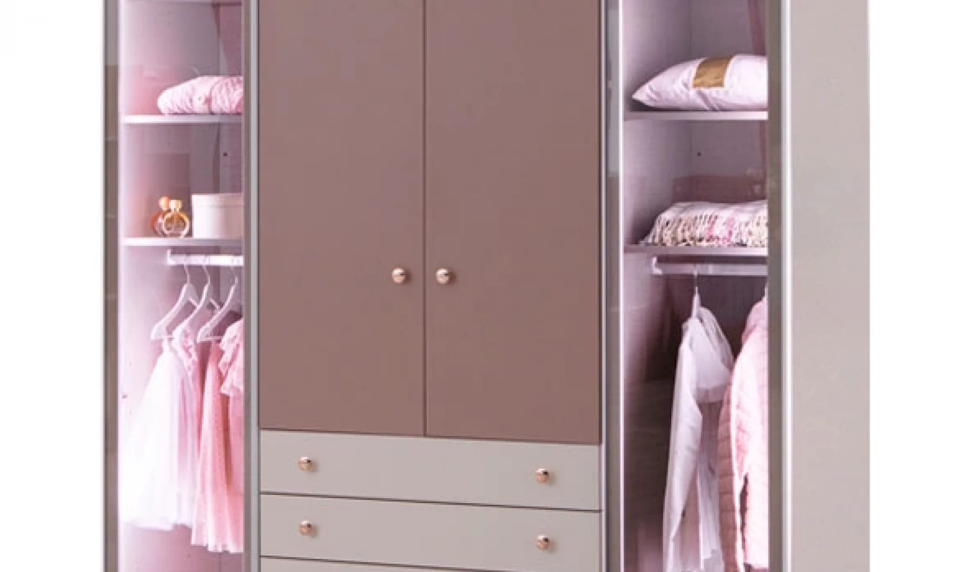 Rose 4 Kapılı Dolap (Seçenek 441)