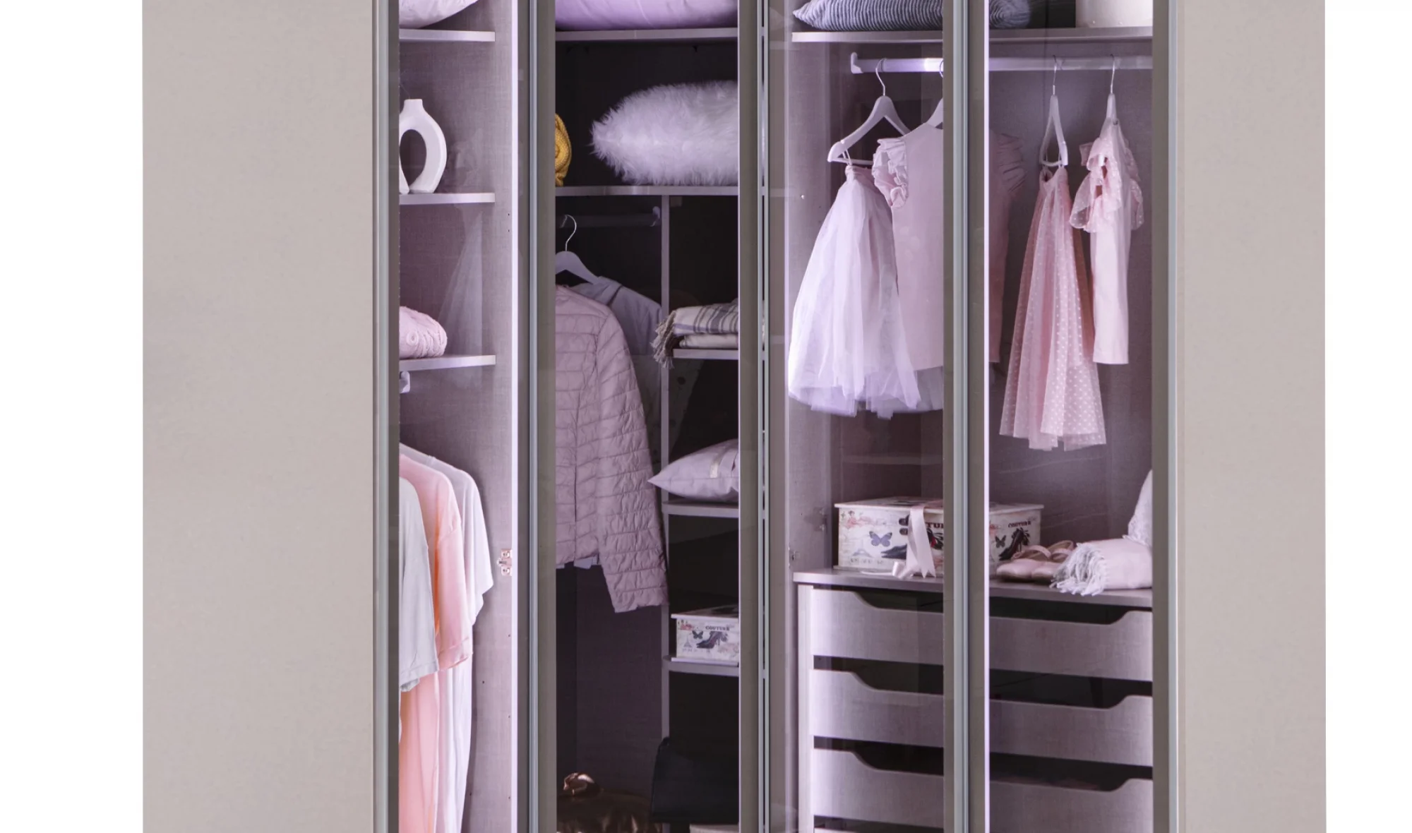 Rose Köşe Dolap (Seçenek 835+2K)