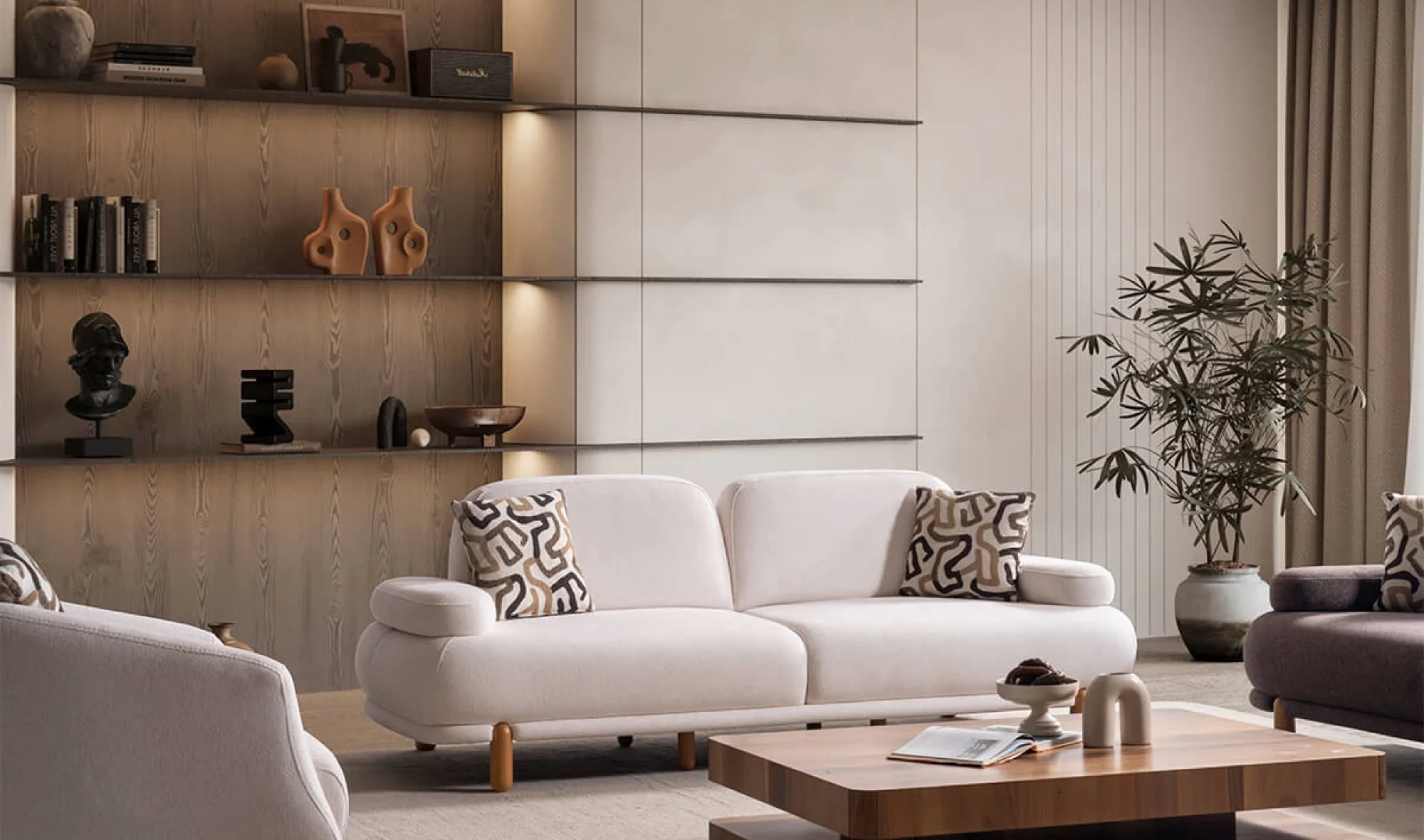 Royal Nest Üçlü Koltuk