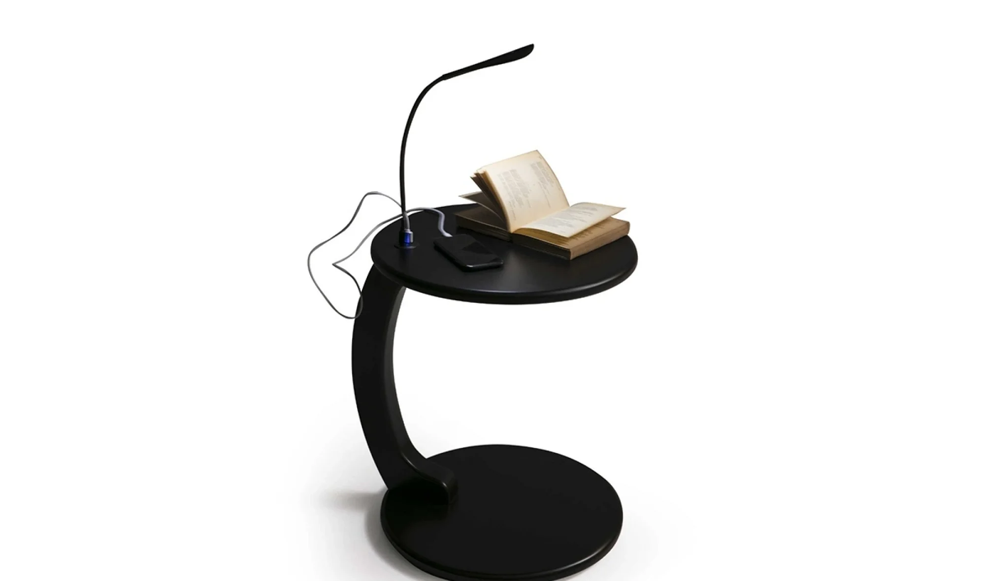 TH-Button Siyah C Sehpa