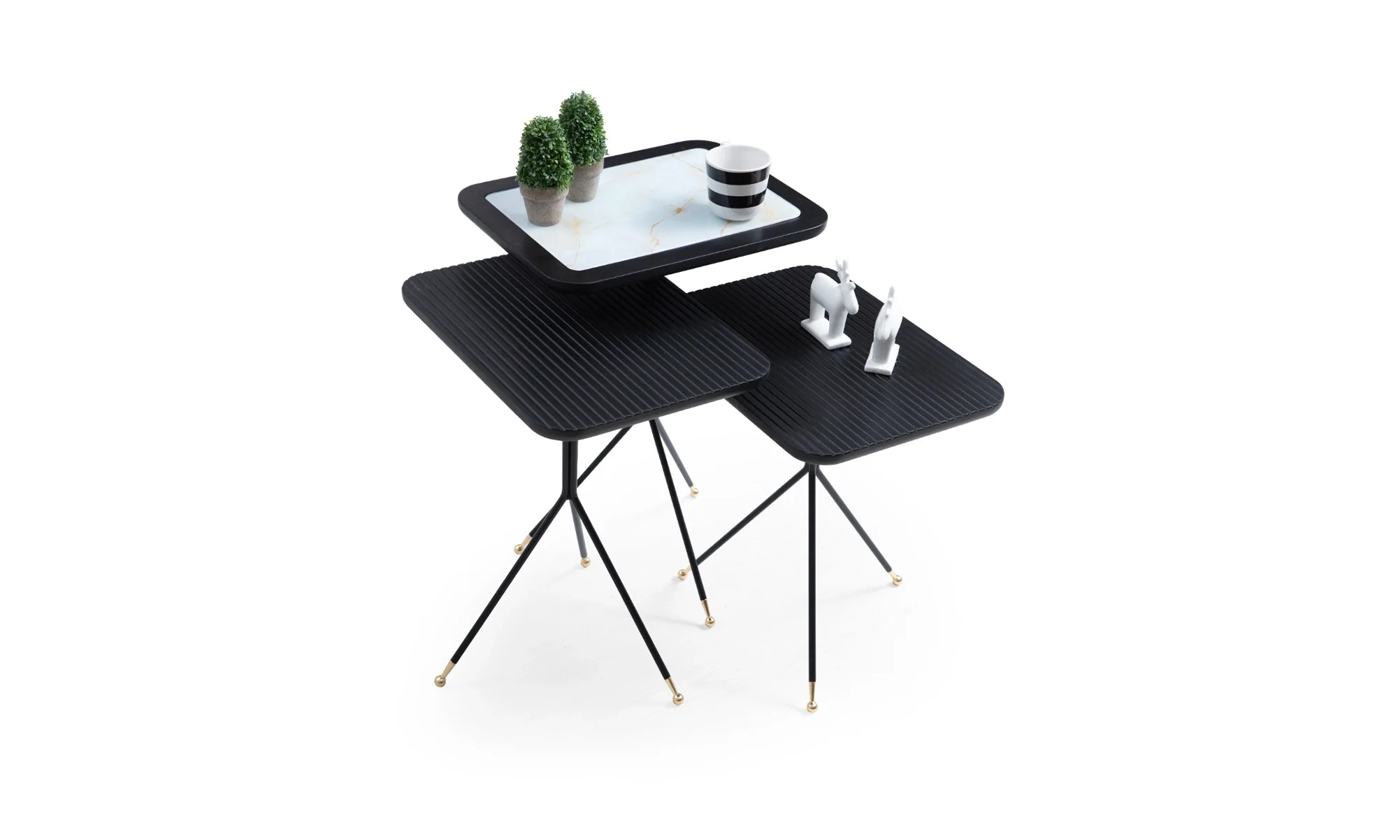 TH-Diamond Zigon Siyah-Beyaz