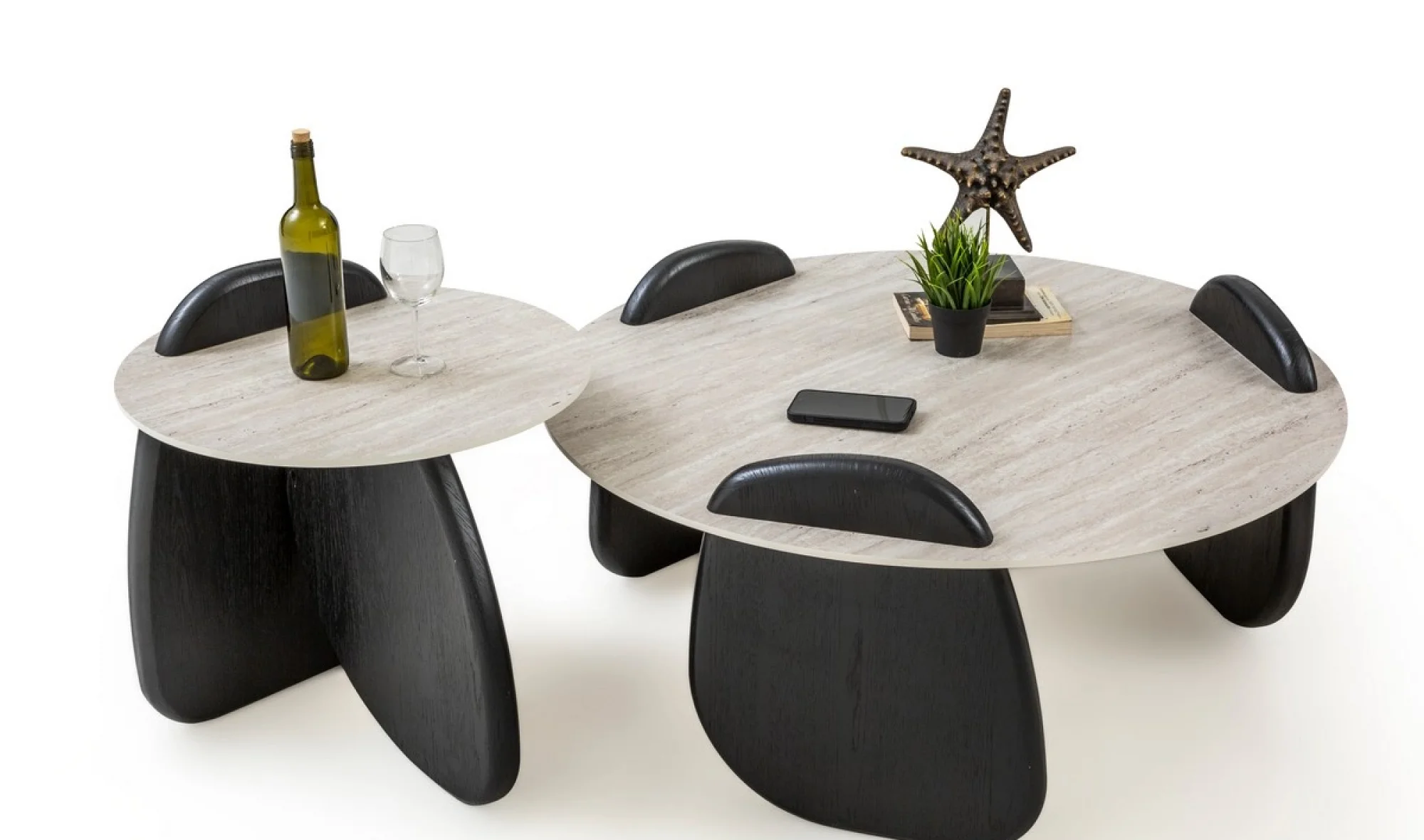 TH-Markiz Set Siyah Orta Sehpa