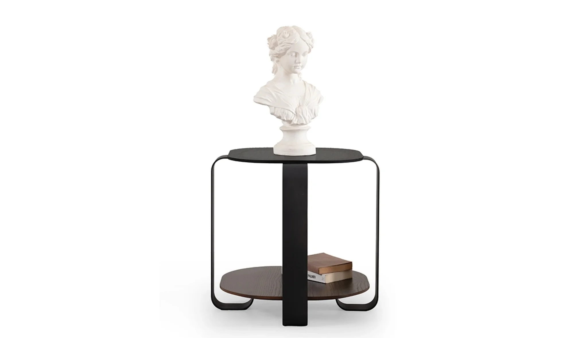 TH-Royal Siyah Ceviz Yan Sehpa