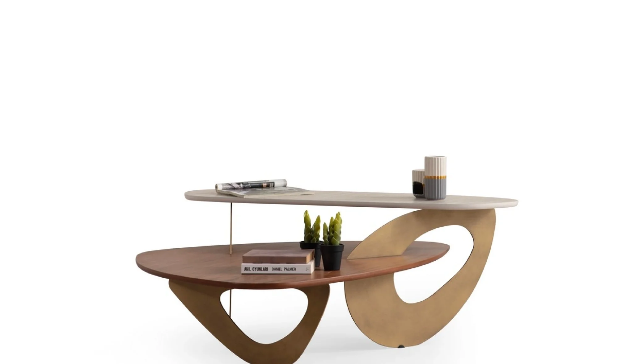 TH-Solid Traverten Orta Sehpa