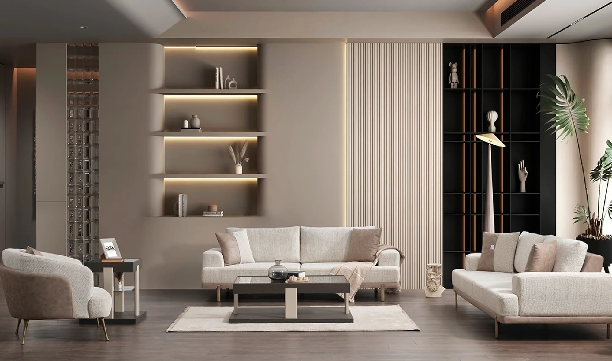 Traverten Koltuk Takımı