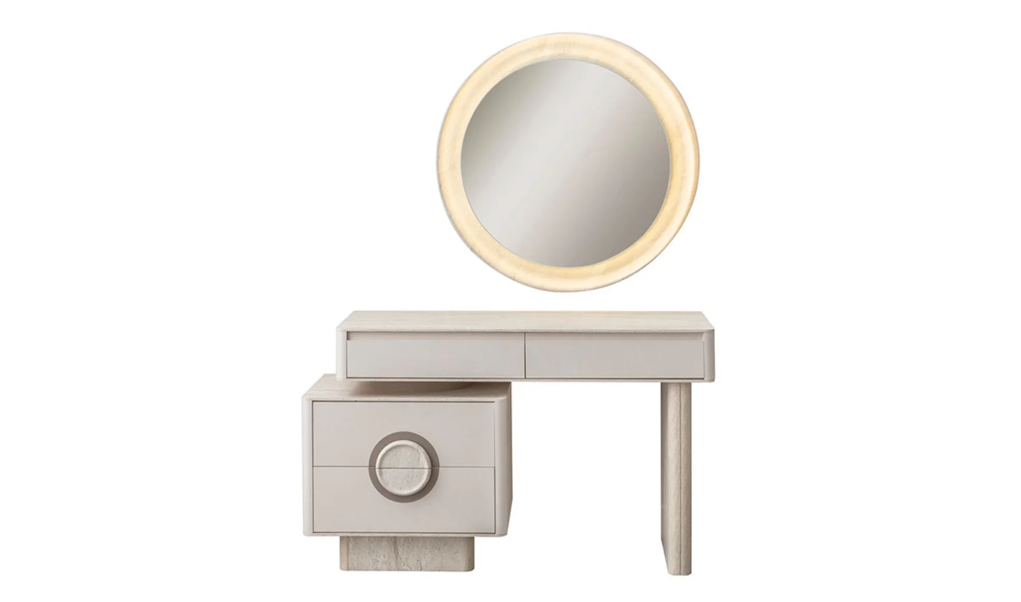 Traverten Şifonyer+Ayna