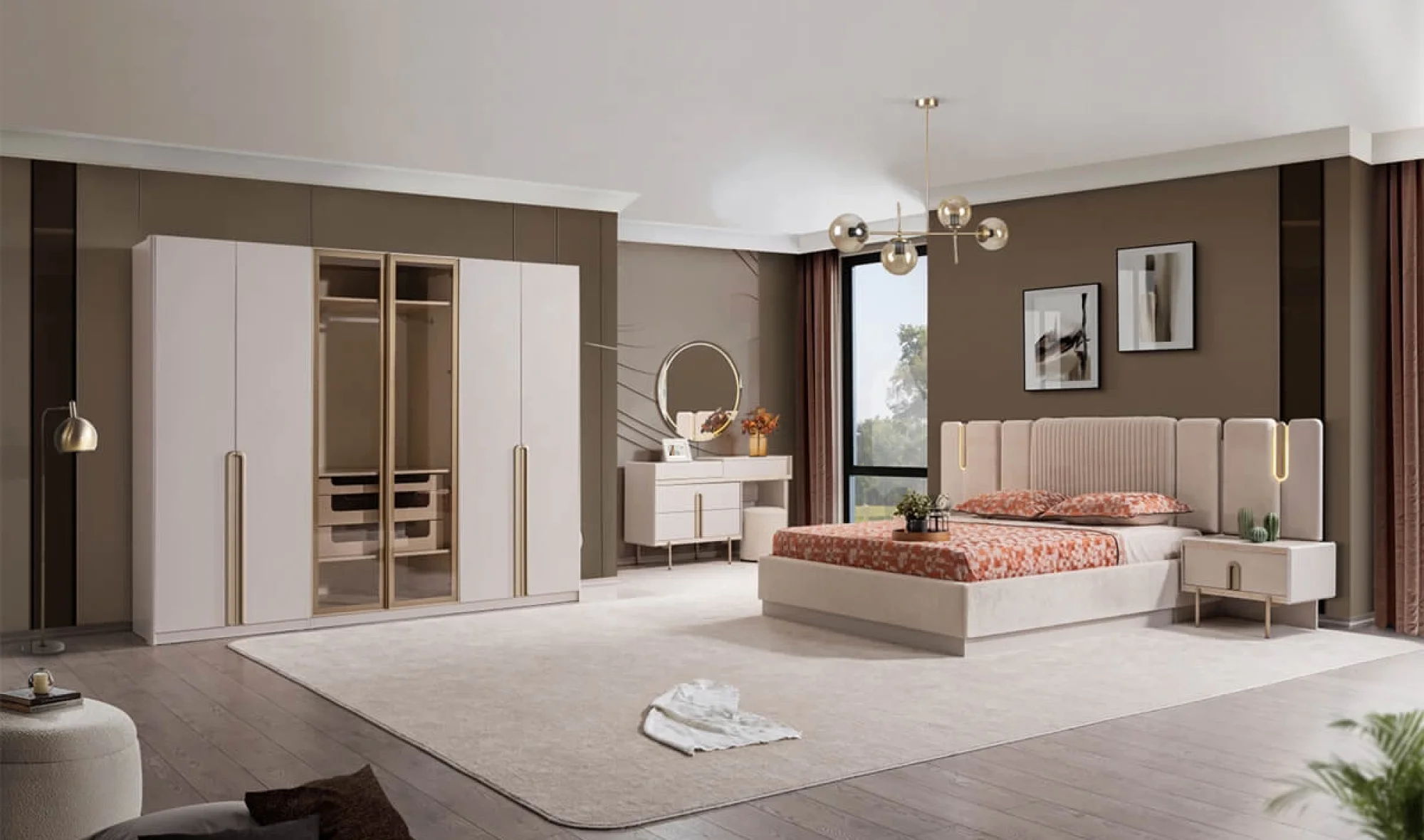 Velvet Yatak Odası Takımı