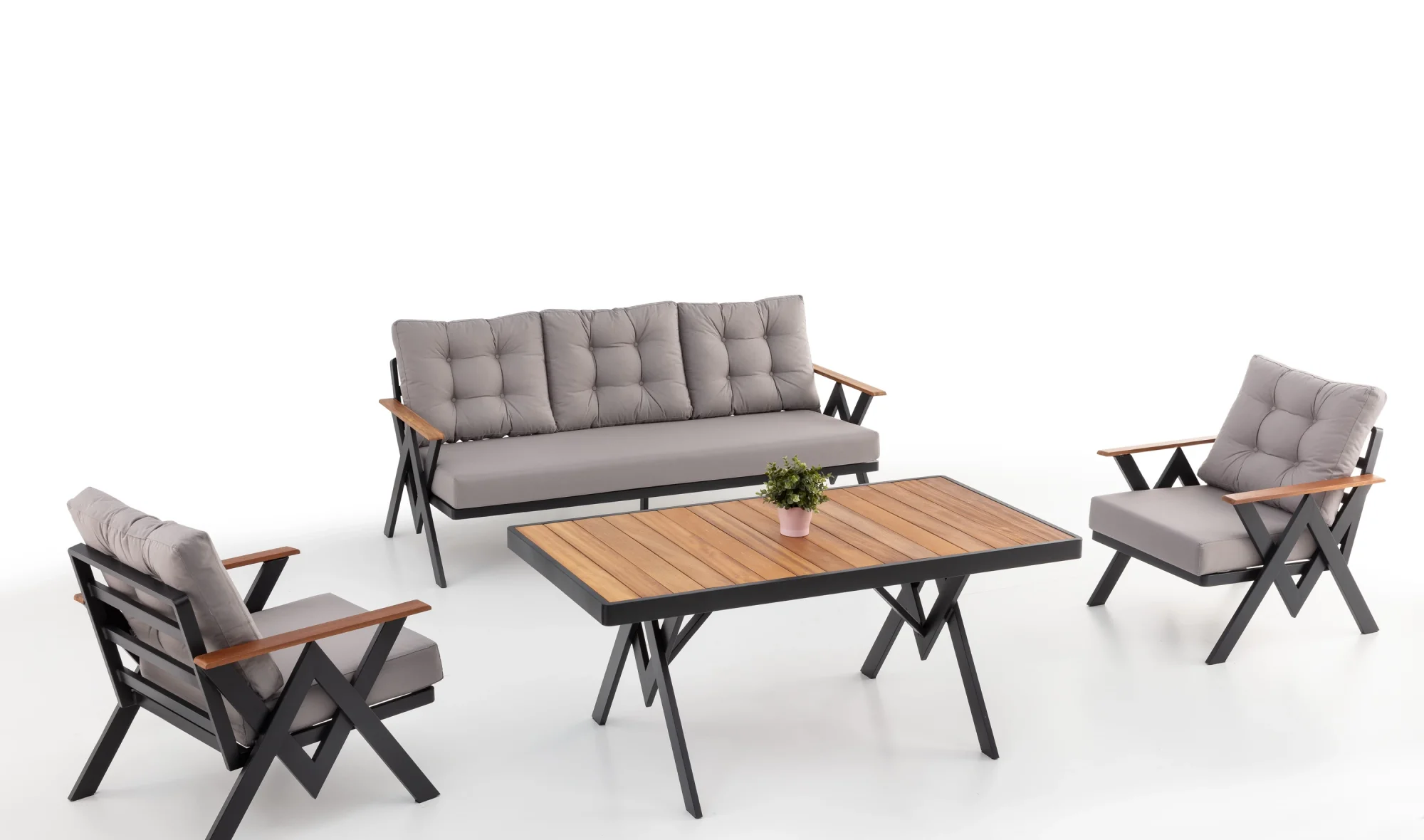 Viyana Alüminyum Oturma Grubu