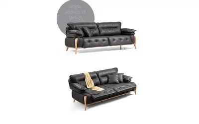 Olivya Mekanizmalı 3lü Koltuk